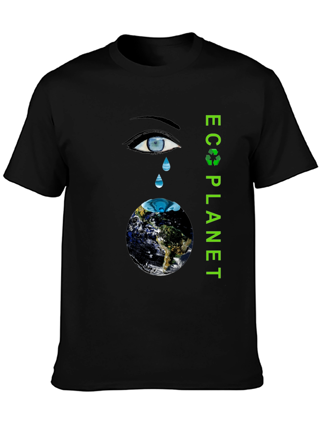 Eco Planet Graphic T-Shirt - Save Earth