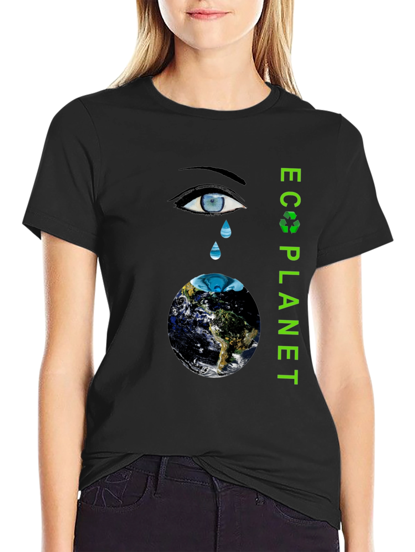 Eco Planet Graphic T-Shirt - Save Earth