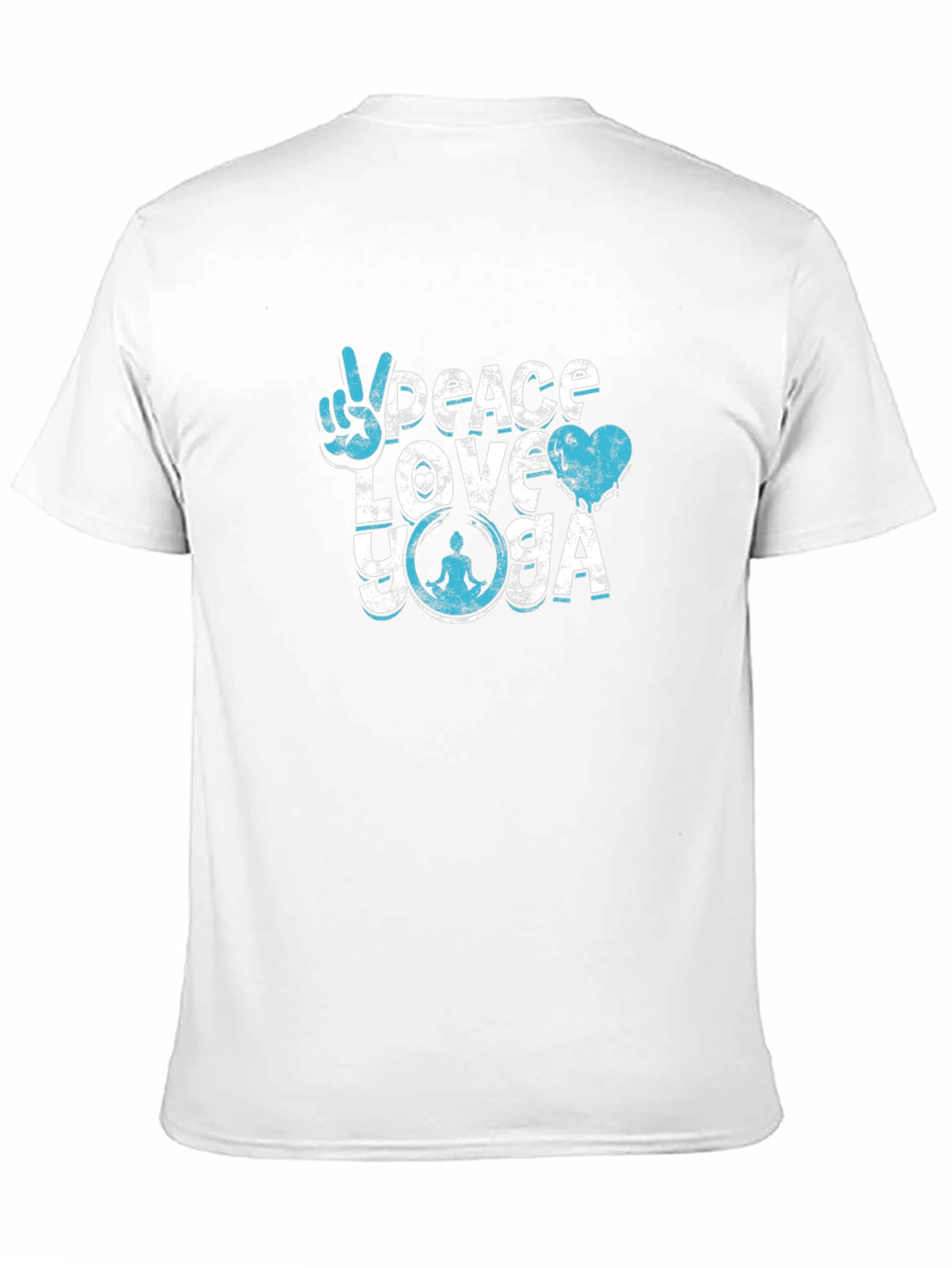 Peace Love Yoga Graphic T-Shirt