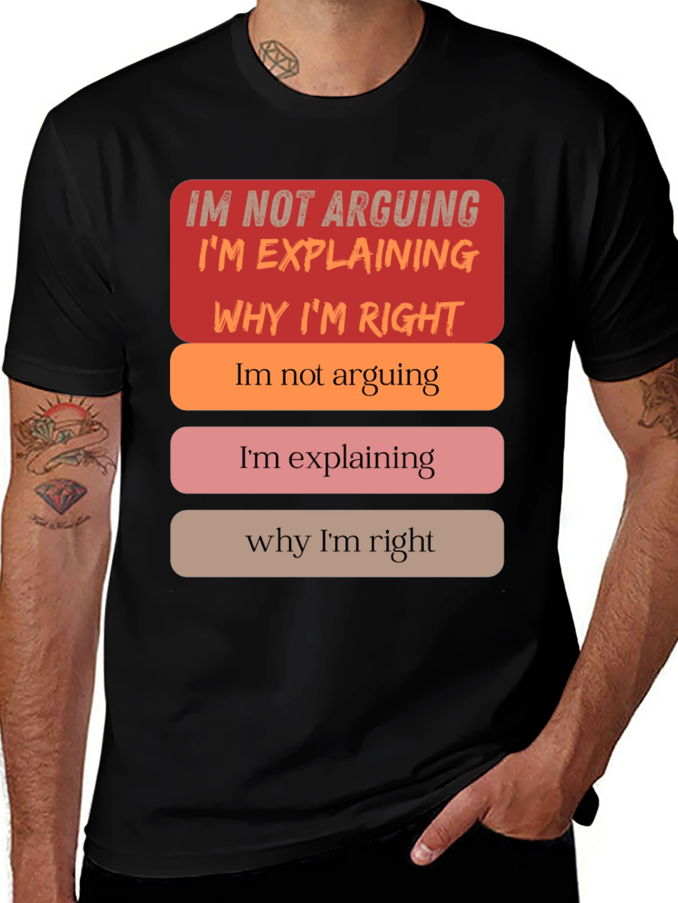 Funny Im Not Arguing Im Explaining Graphic T-Shirt