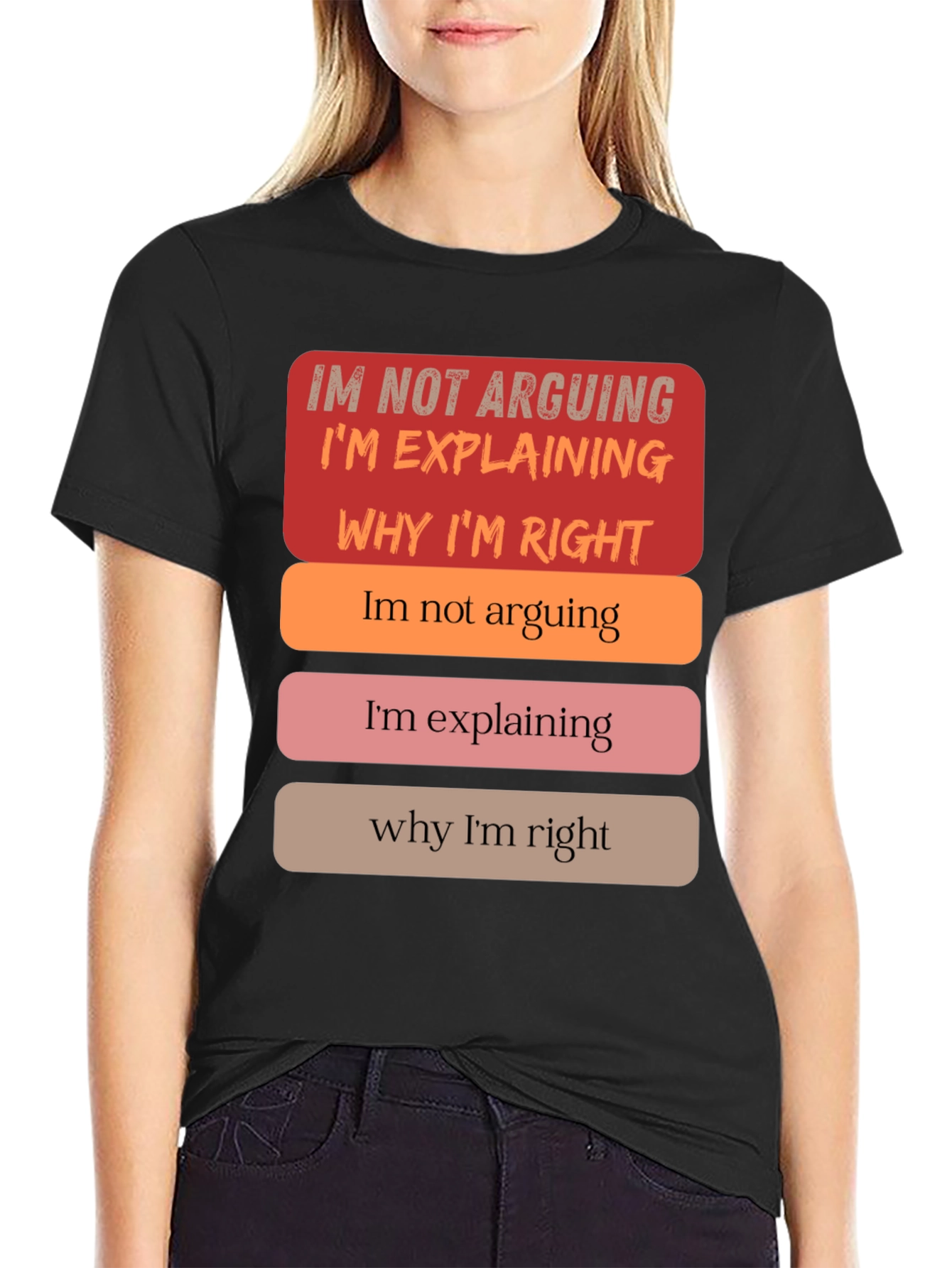 Funny Im Not Arguing Im Explaining Graphic T-Shirt