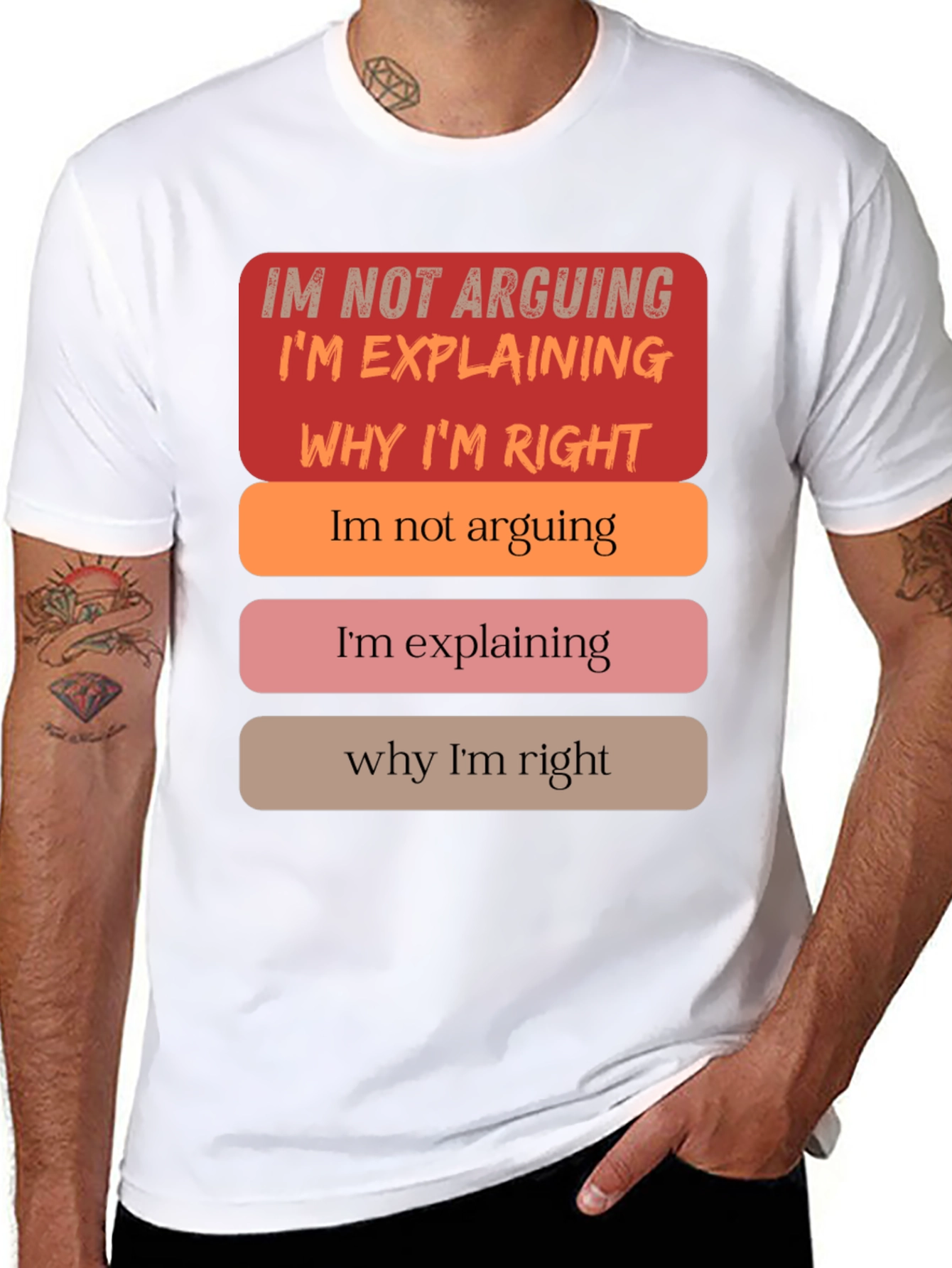Funny Im Not Arguing Im Explaining Graphic T-Shirt