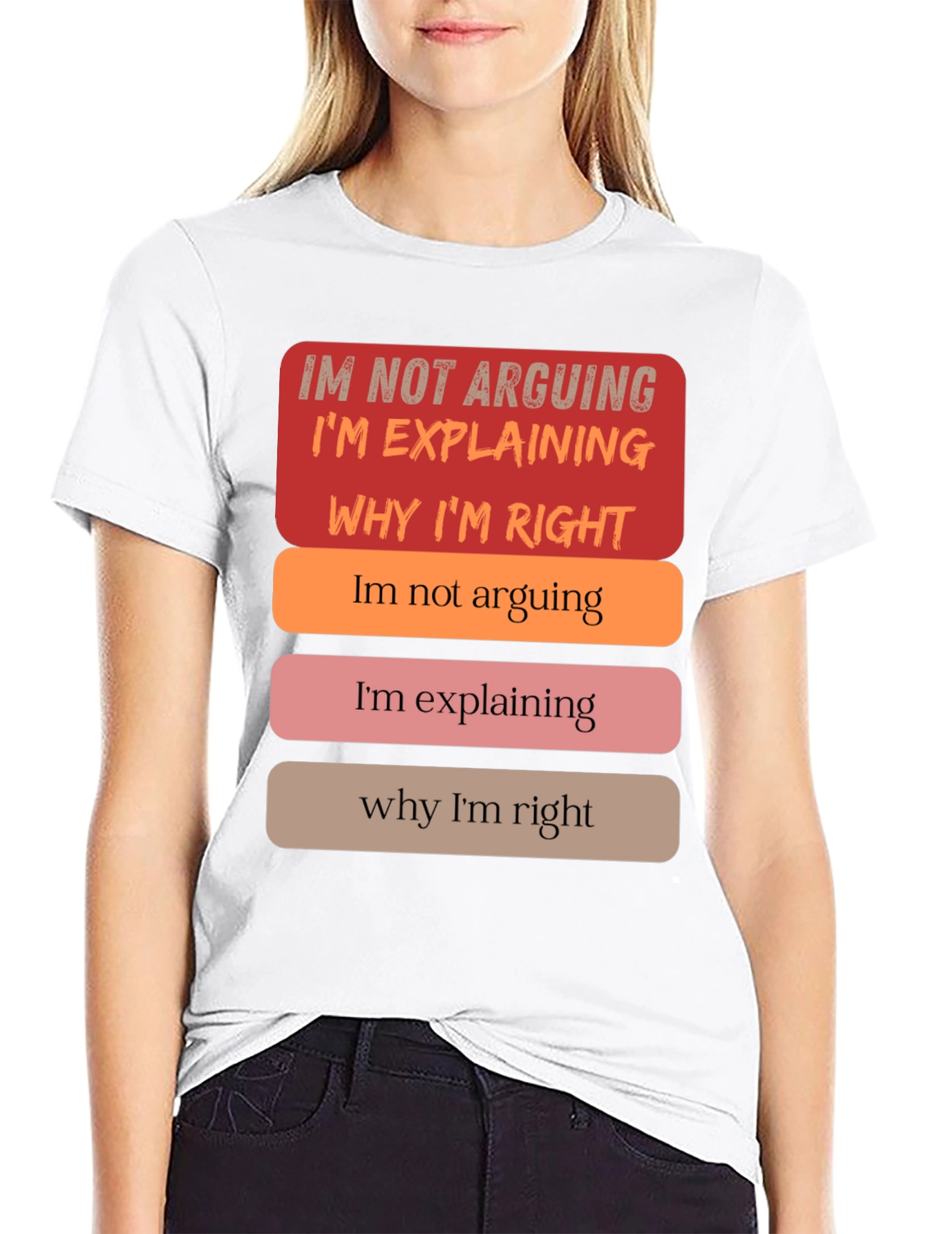 Funny Im Not Arguing Im Explaining Graphic T-Shirt