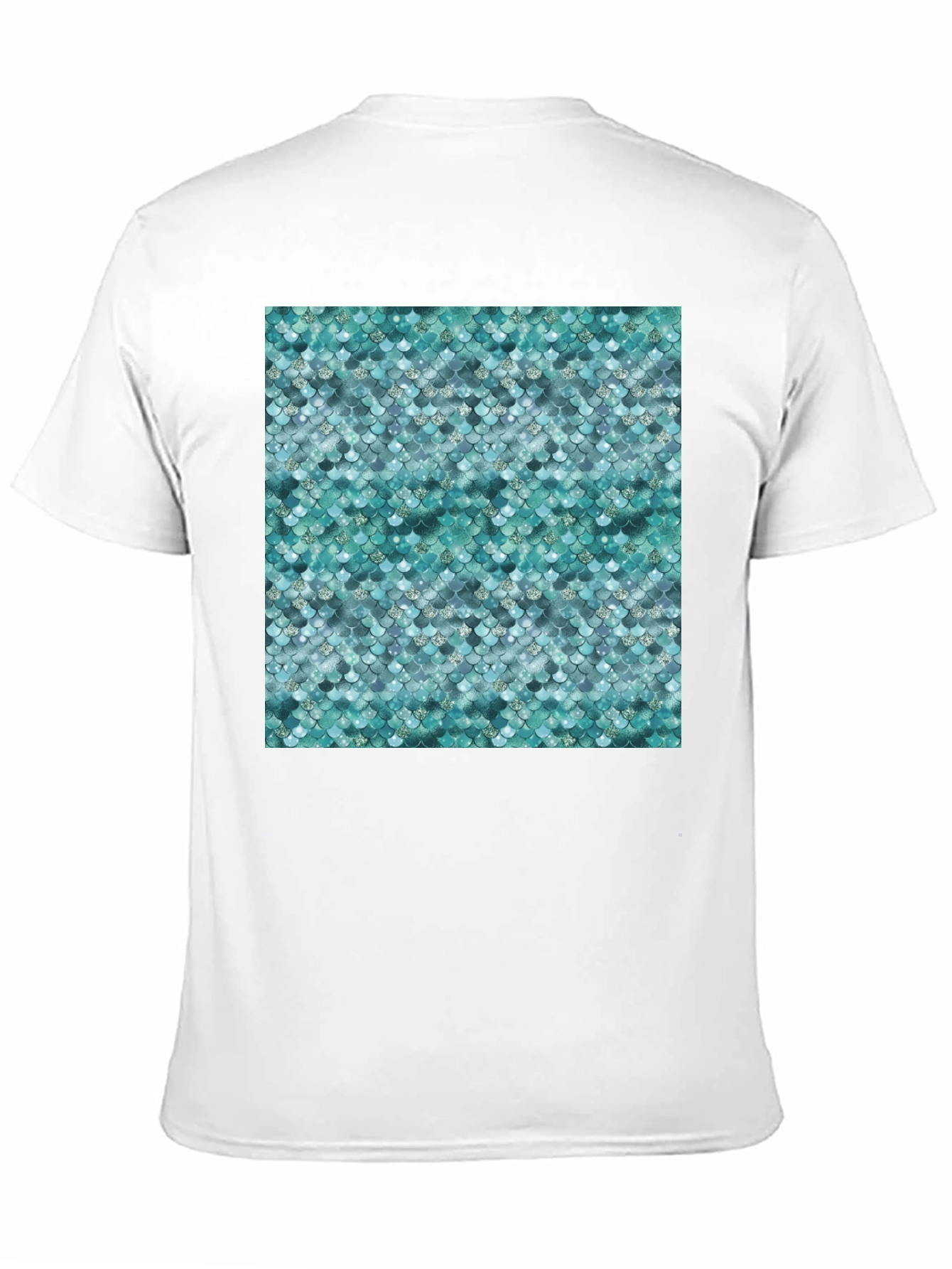 Scales Pattern T-Shirt - Trendy Graphic Tee