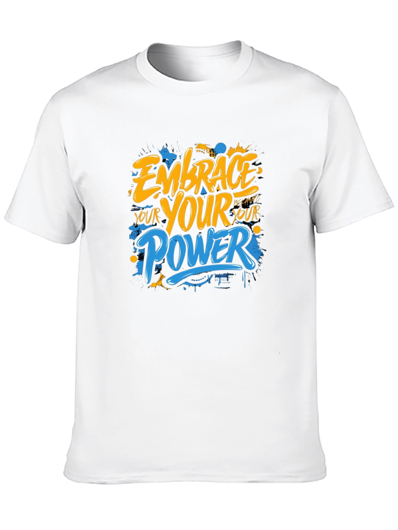 Embrace Your Power Graphic Black T-Shirt