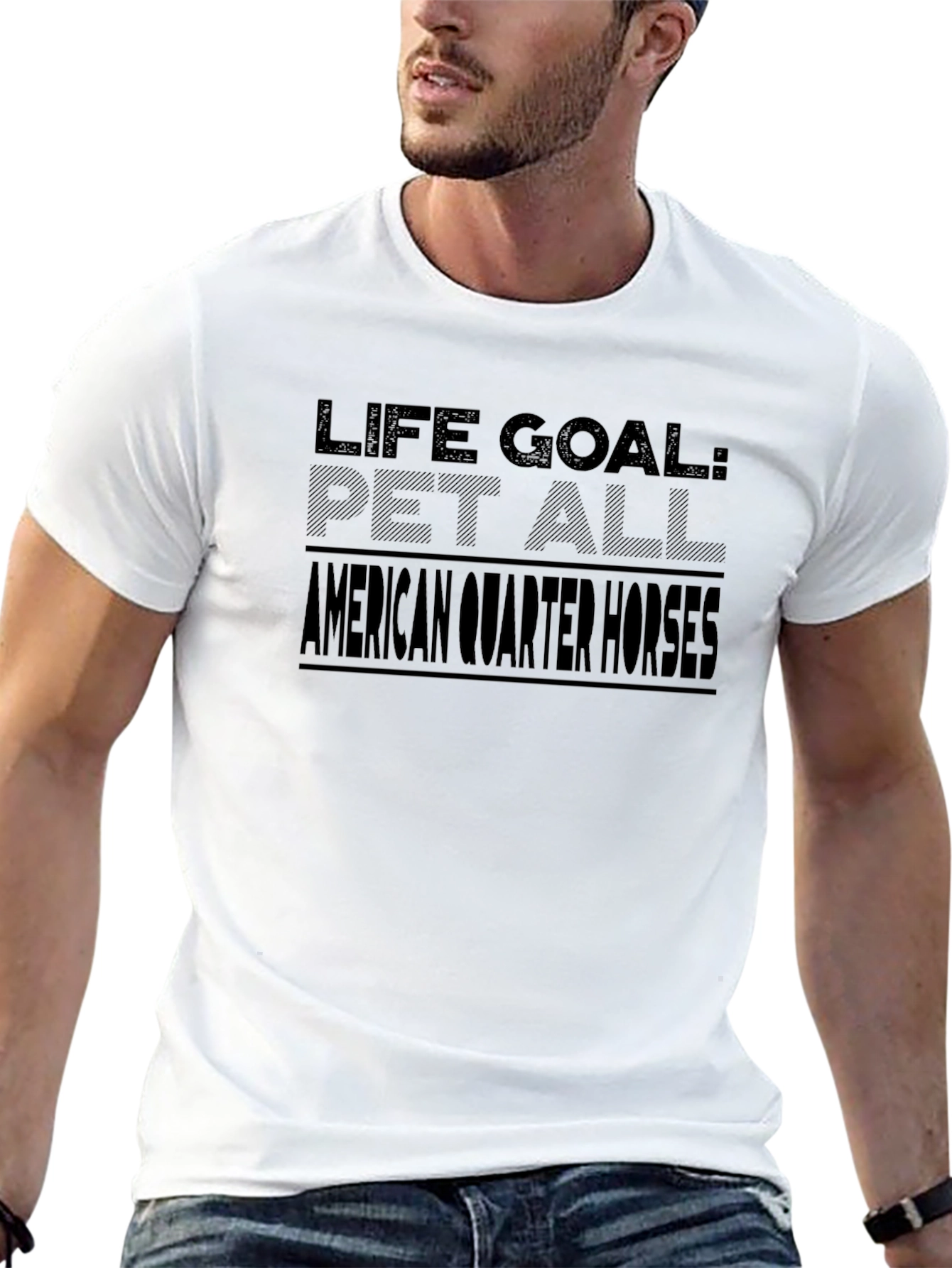 Life Goal Pet All American Quarter Horses T-Shirt