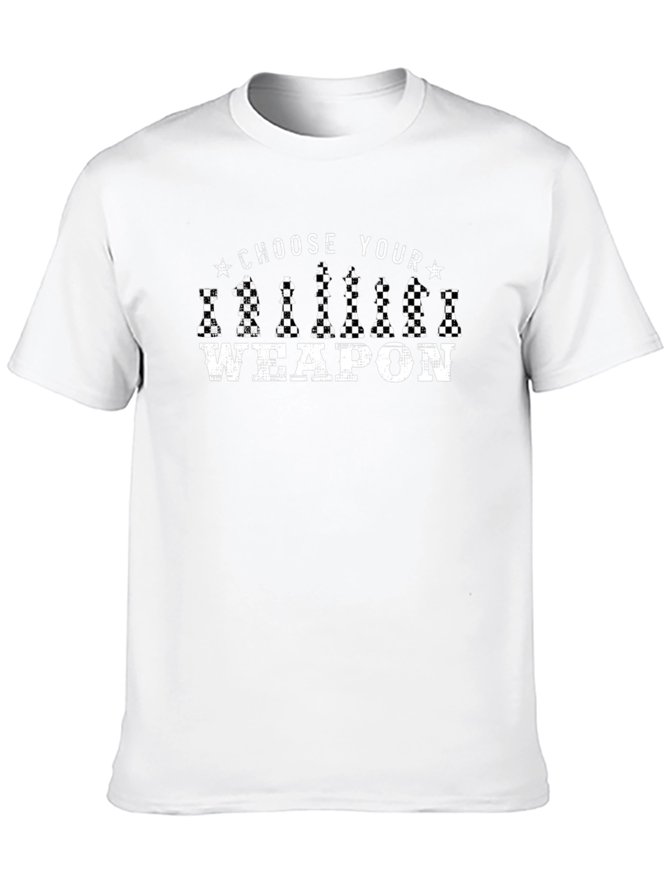 Choose Your Weapon Chess Piece Graphic Tee