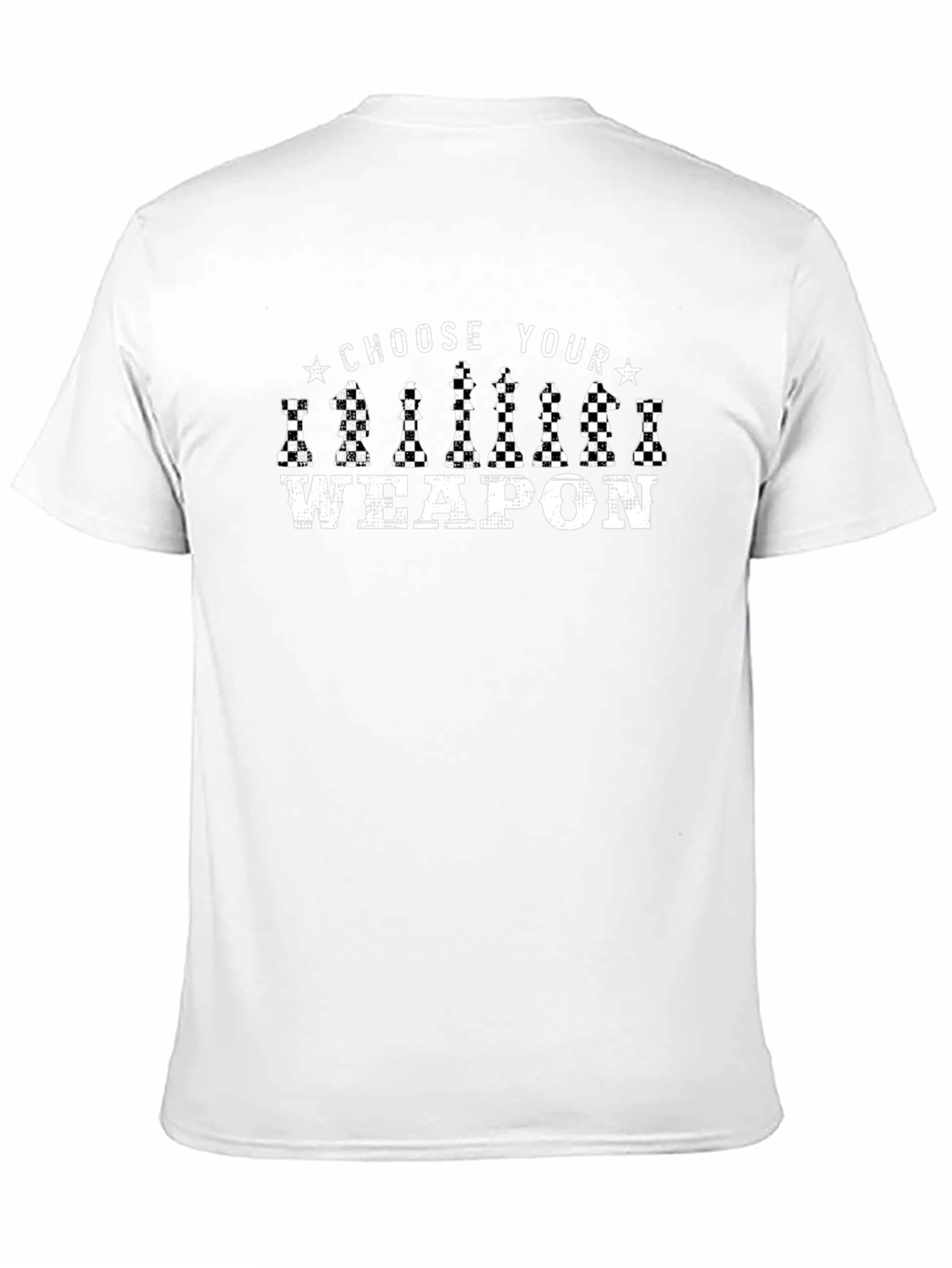 Choose Your Weapon Chess Piece Graphic Tee