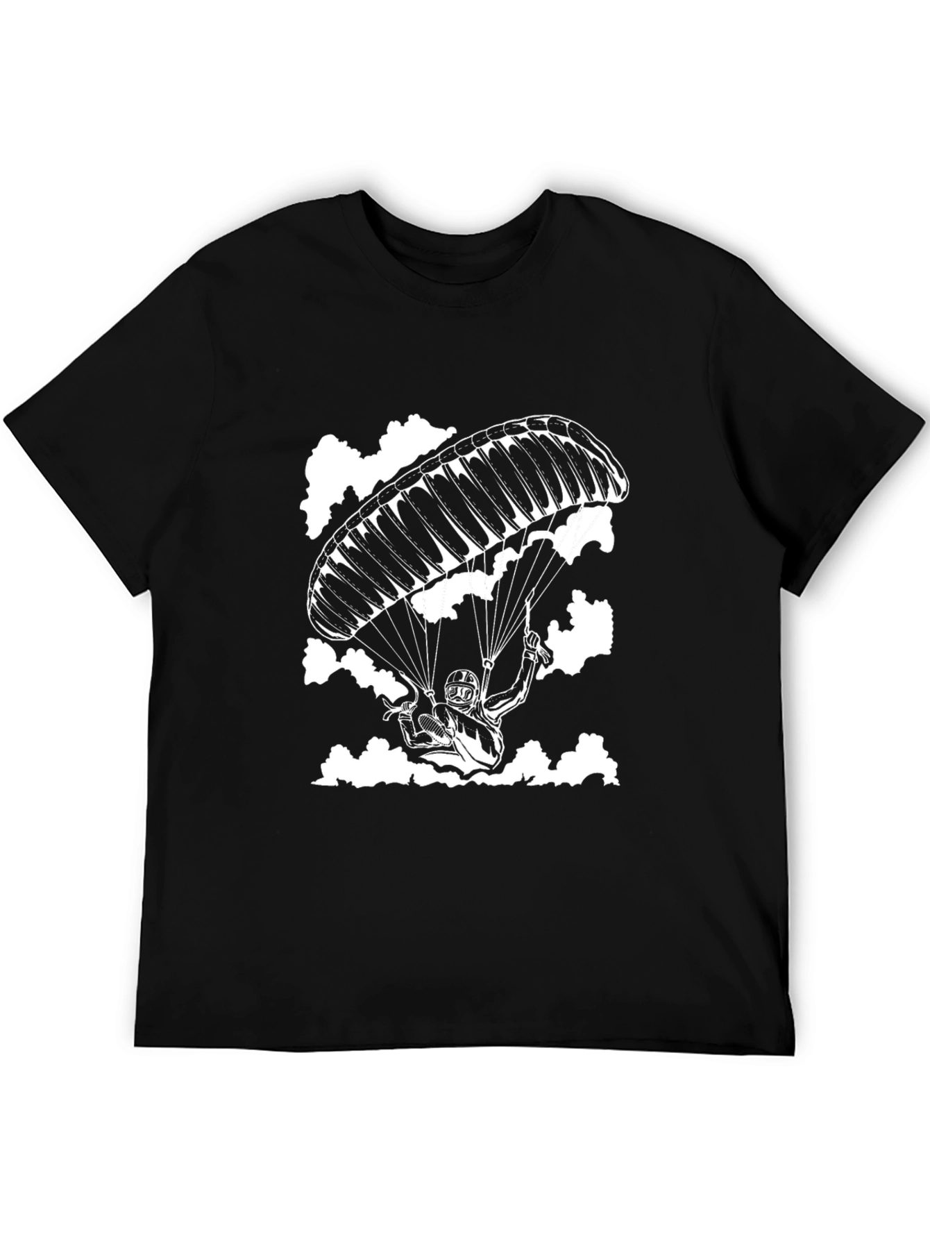 Paragliding Graphic Tee - Sky Adventure Shirt