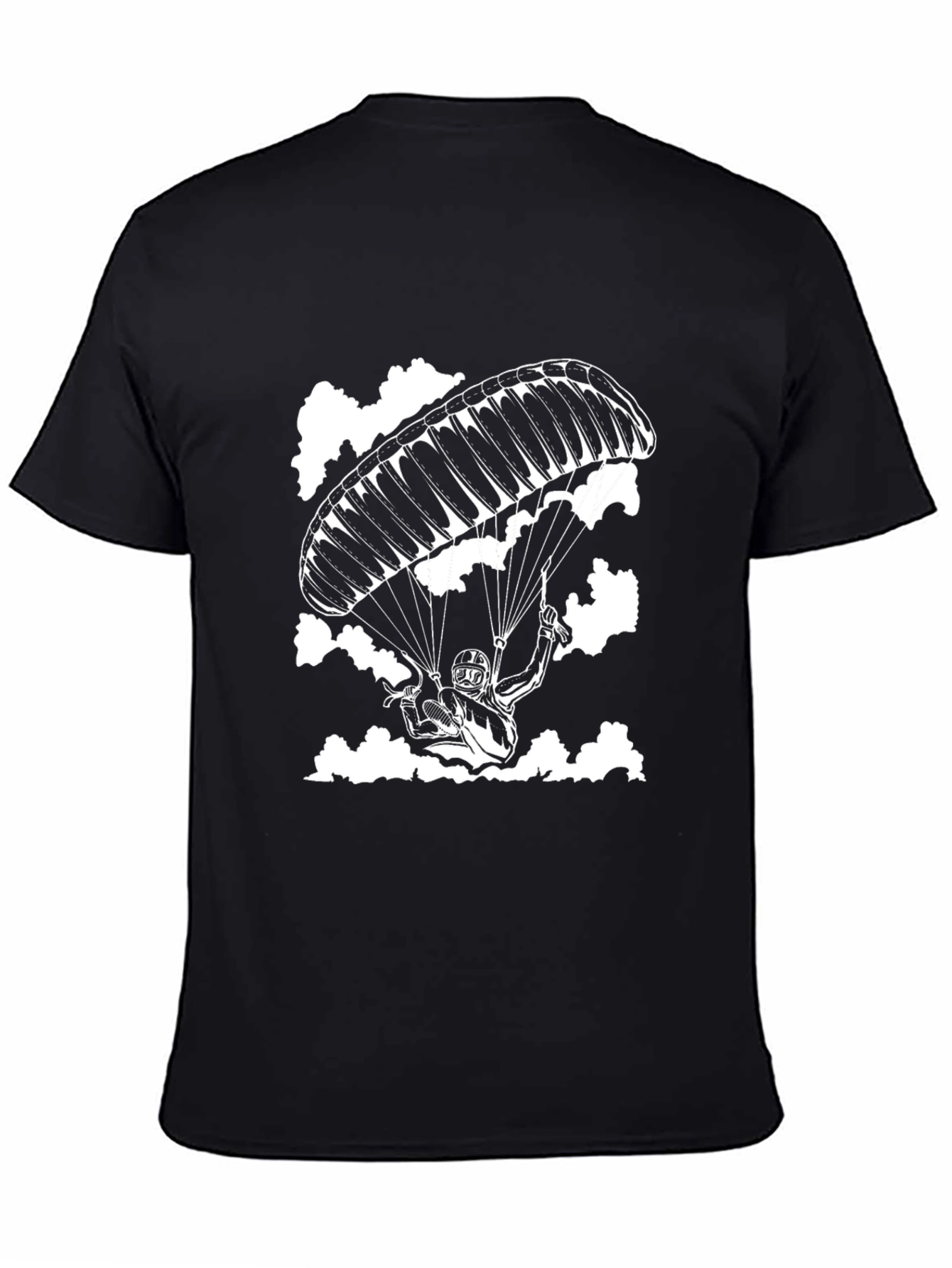 Paragliding Graphic Tee - Sky Adventure Shirt