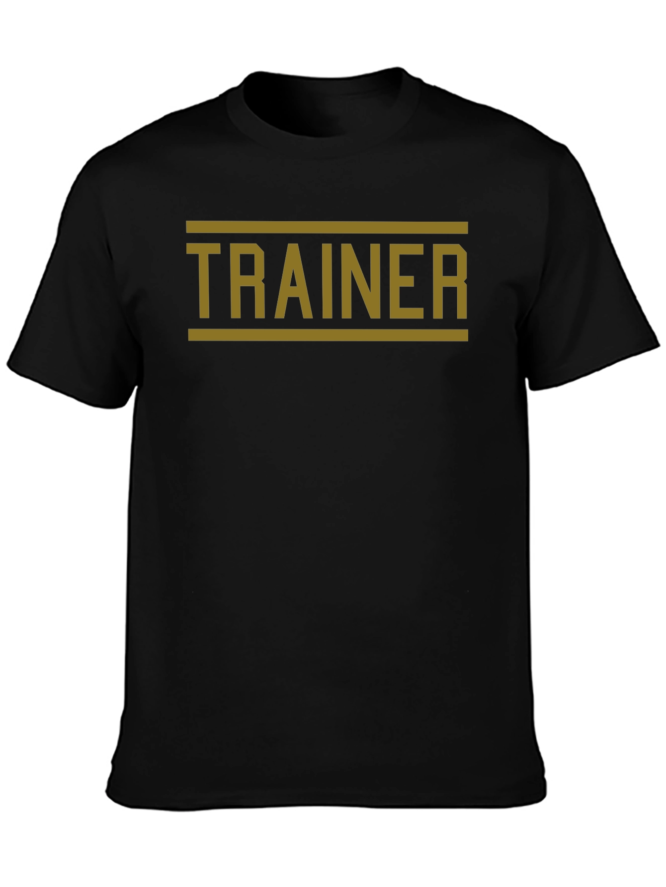 Trainer Graphic Tee - Black Cotton Blend Shirt
