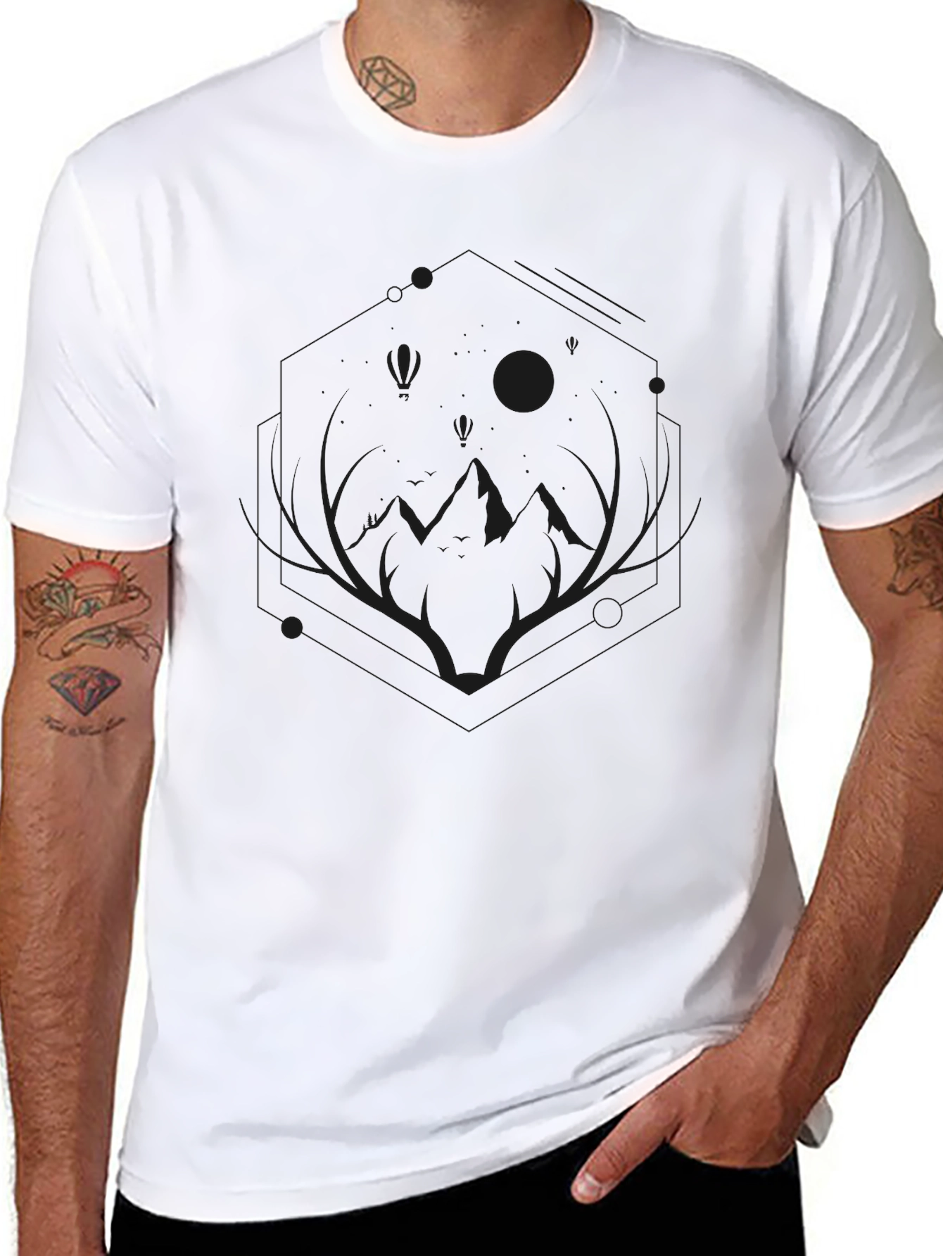 Mens Graphic T-Shirt - Nature Design