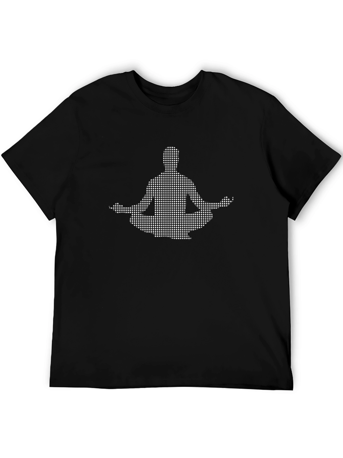 Yoga Meditation T-Shirt Black Graphic Tee