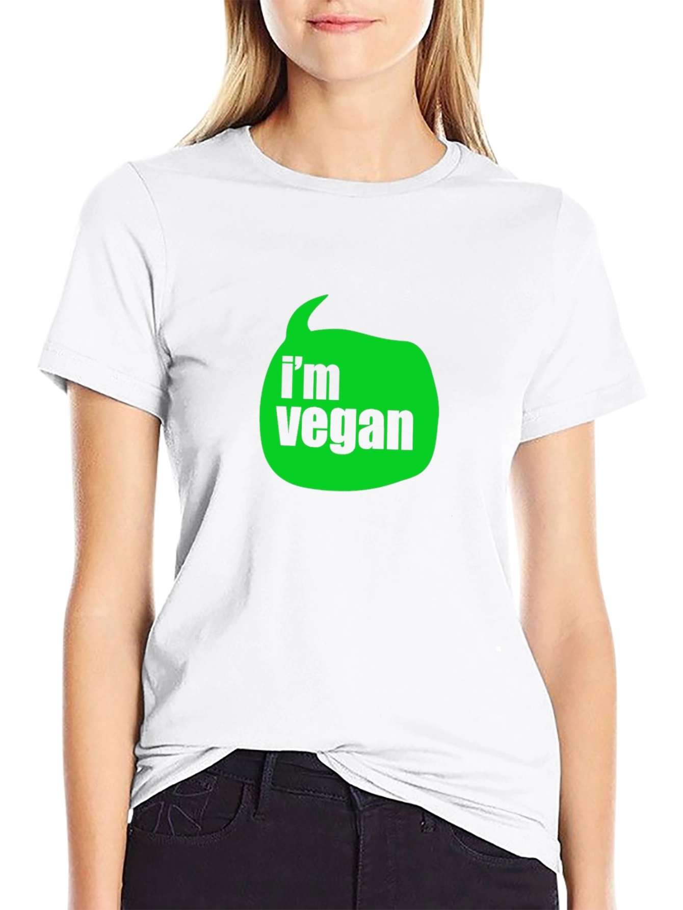 Im Vegan T-Shirt - Black - Graphic Tee