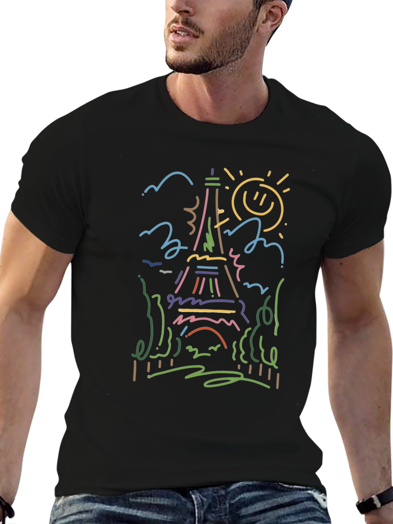 Paris Eiffel Tower Graphic Tee