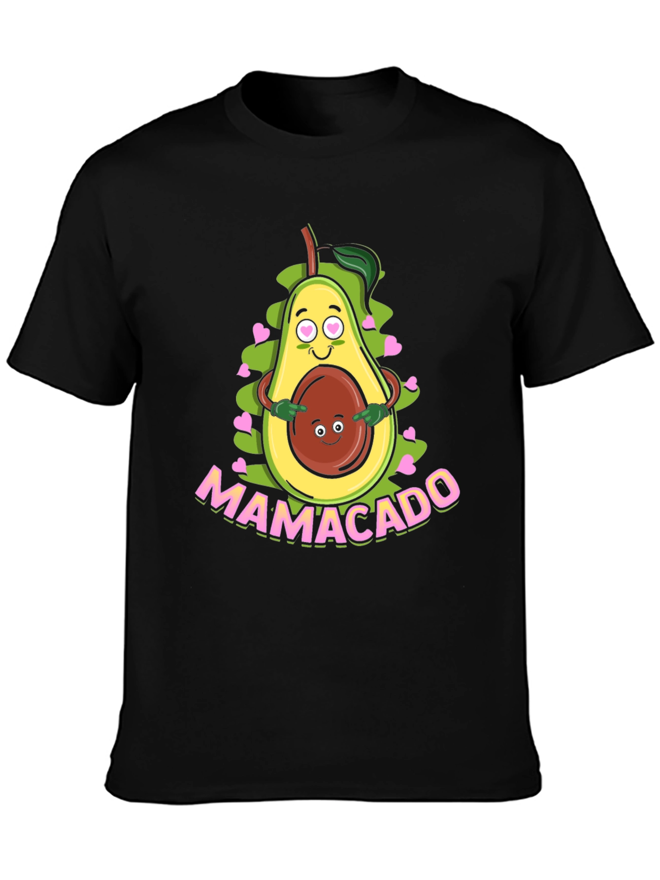 Mamacado Graphic T-Shirt - Cute Avocado Mom Tee