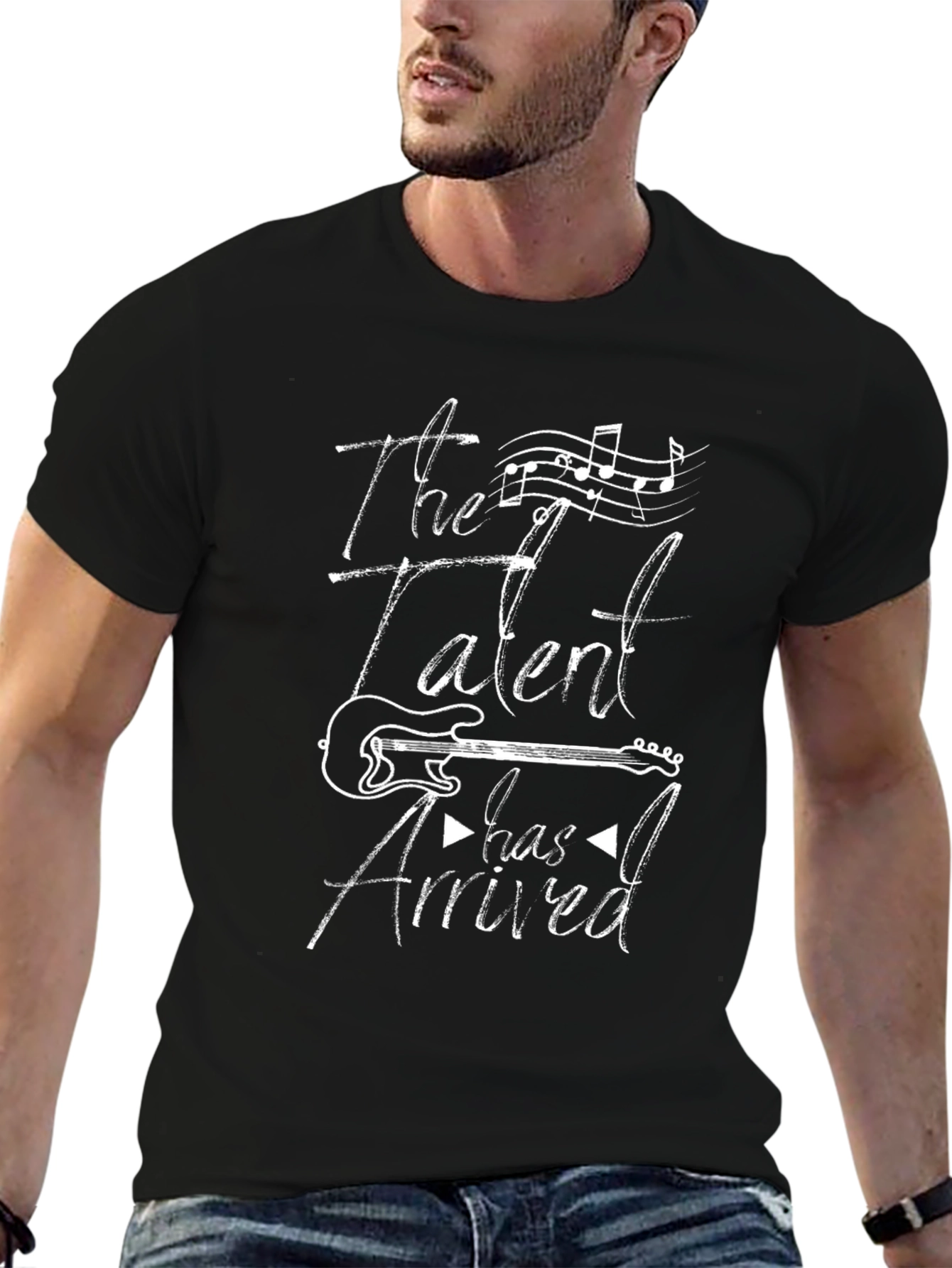 The Talent Has Arrived Guitar Graphic T-Shirt