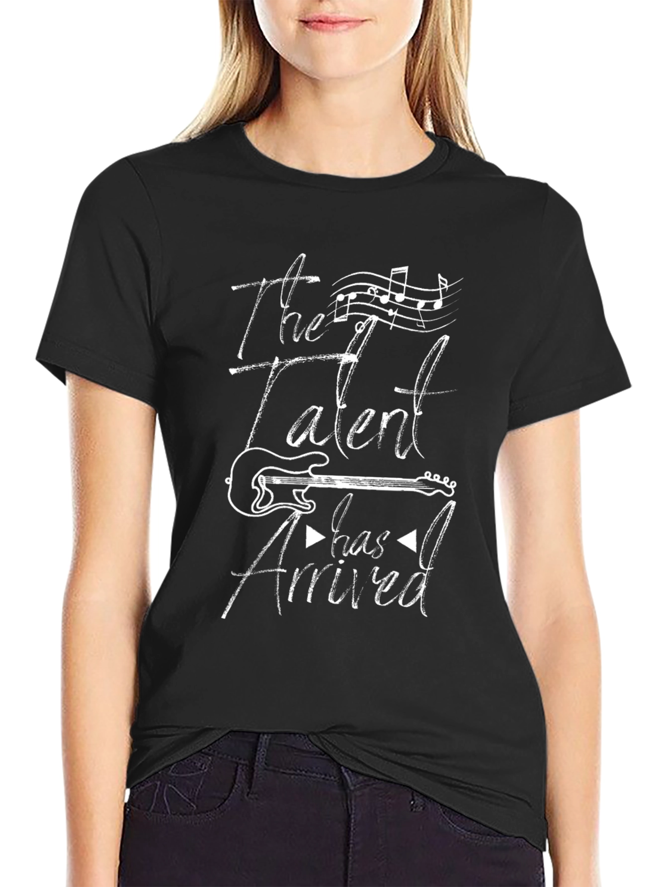 The Talent Has Arrived Guitar Graphic T-Shirt