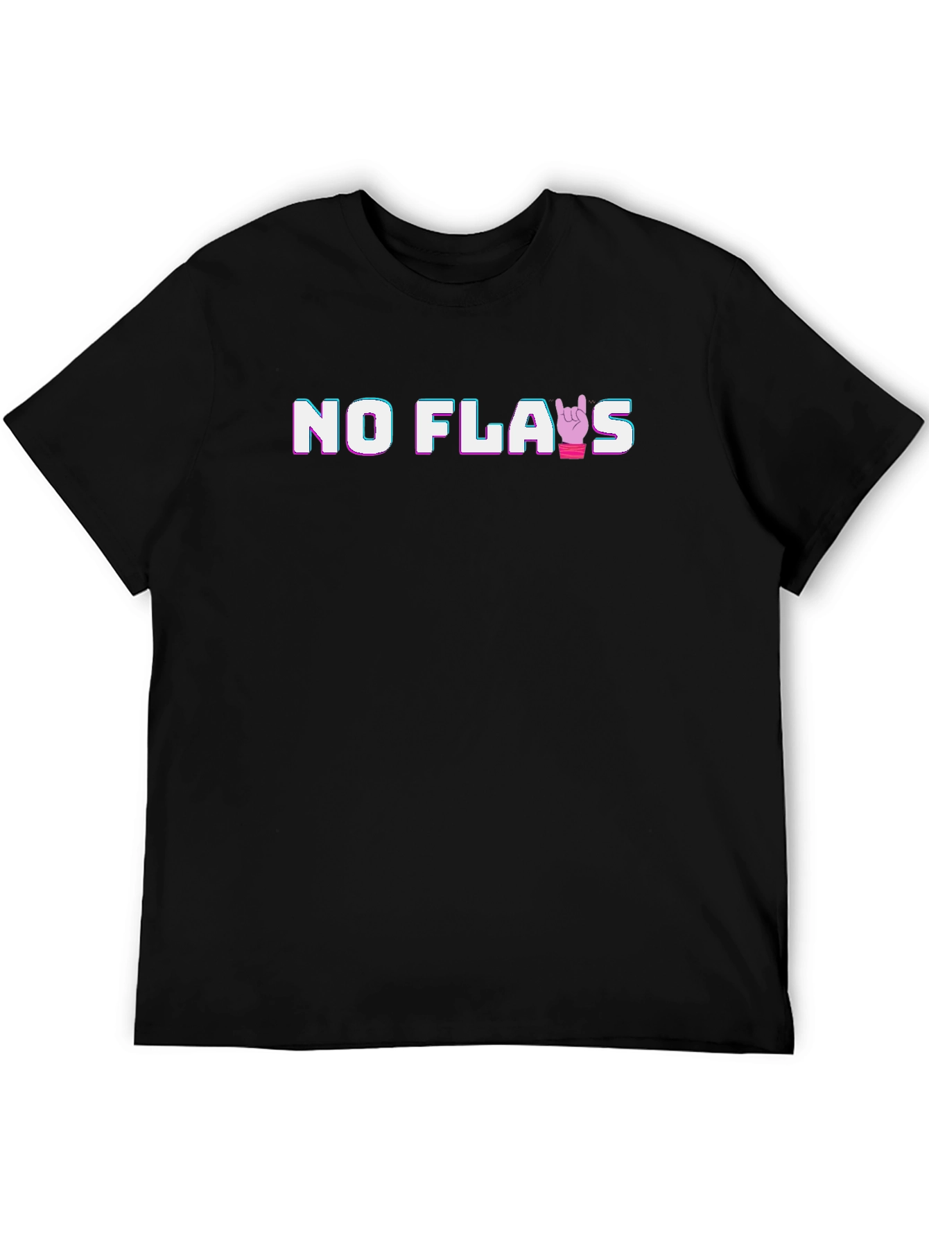 No Flaws Rock On Graphic Tee