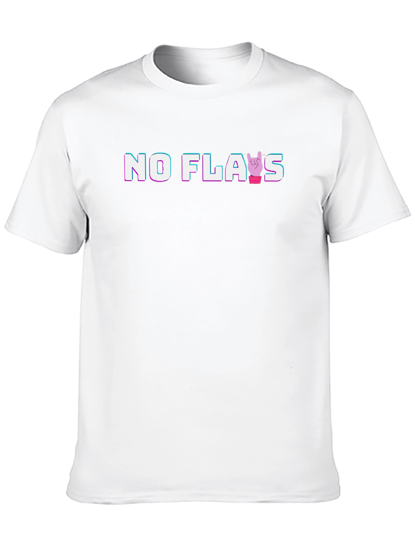 No Flaws Rock On Graphic Tee