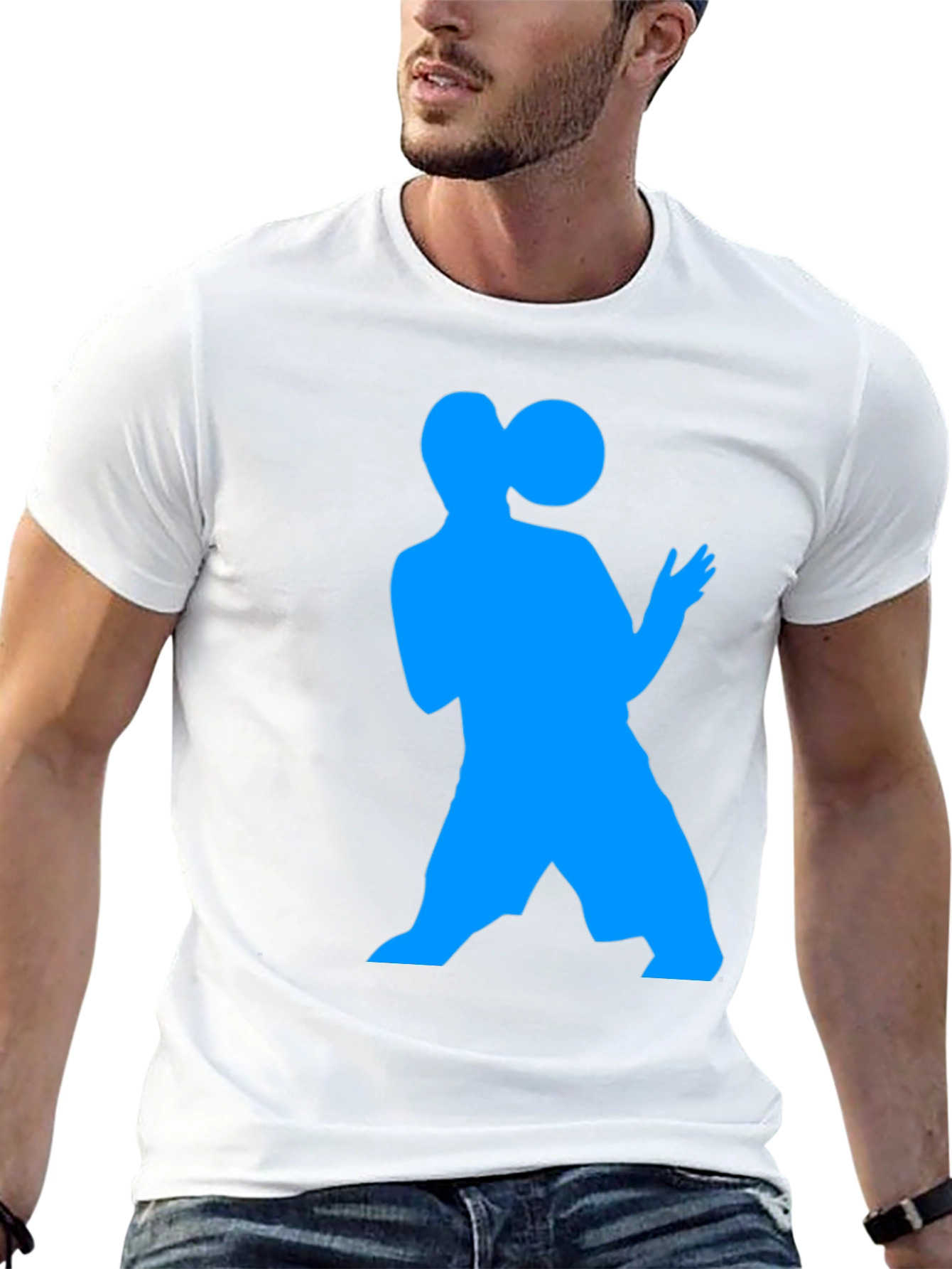 Silhouette Graphic Black T-Shirt