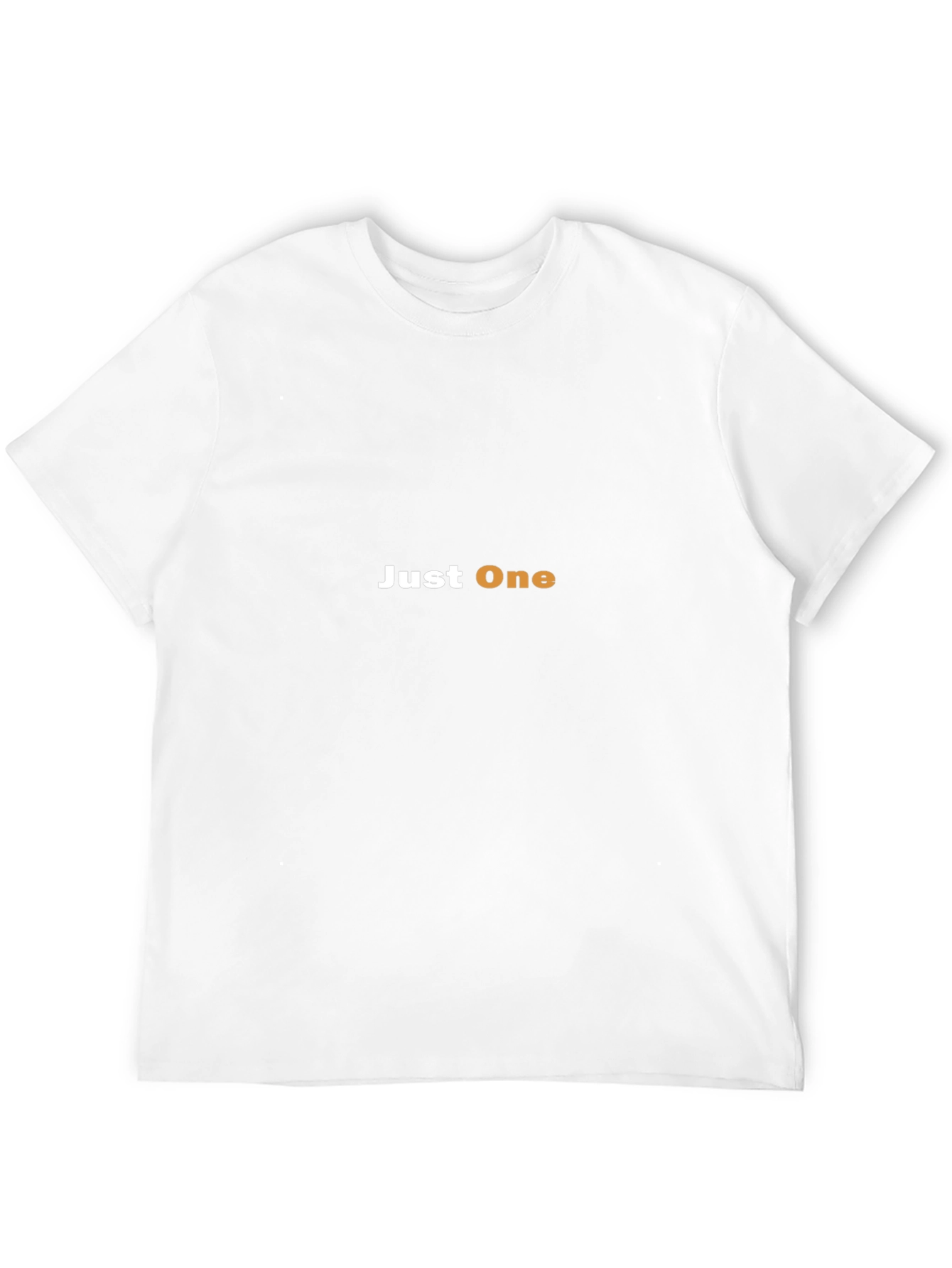 Just One Graphic Print Tee - Black Casual T-Shirt