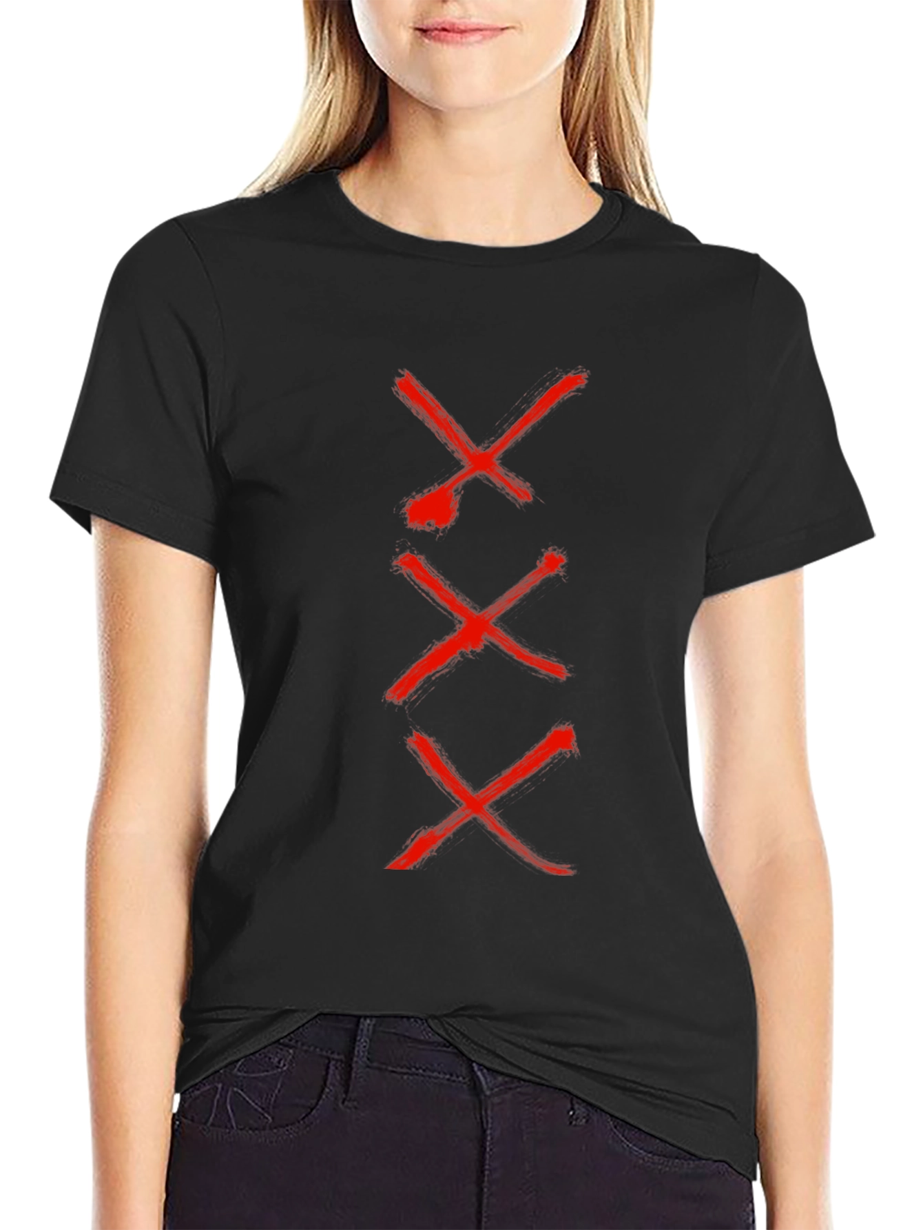 Triple X Graphic Tee - Mens Black T-Shirt