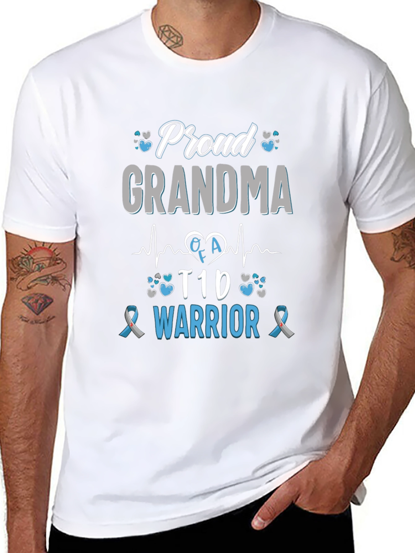 Proud Grandma T1D Warrior Tee