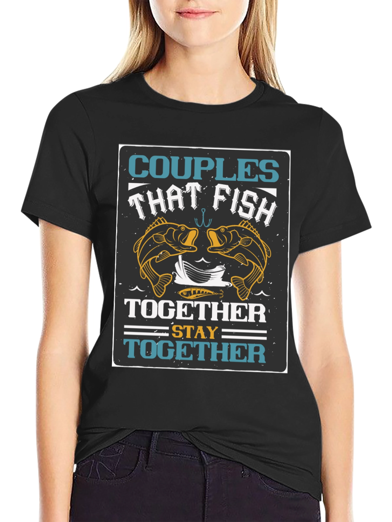 Couples That Fish Together T-Shirt