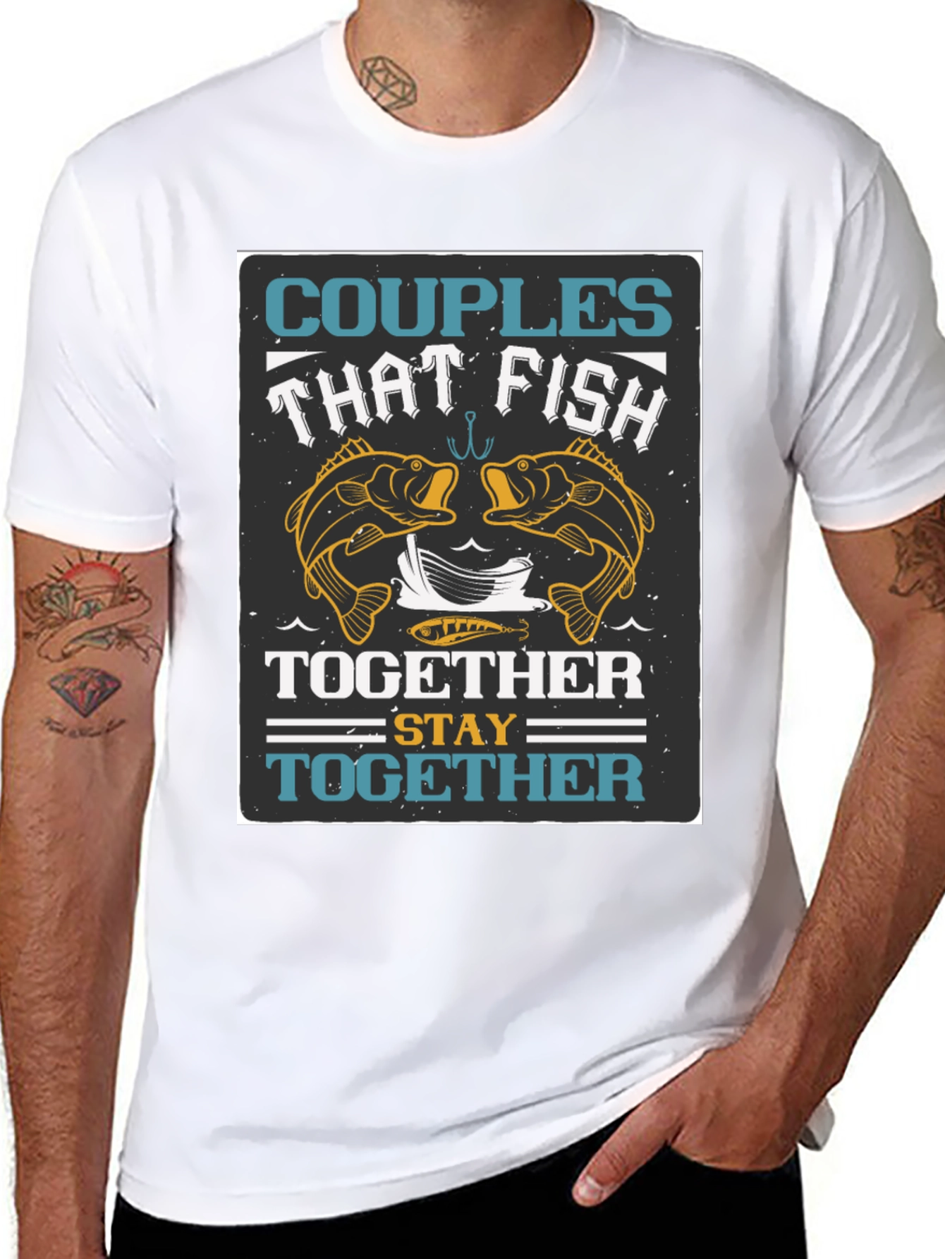 Couples That Fish Together T-Shirt