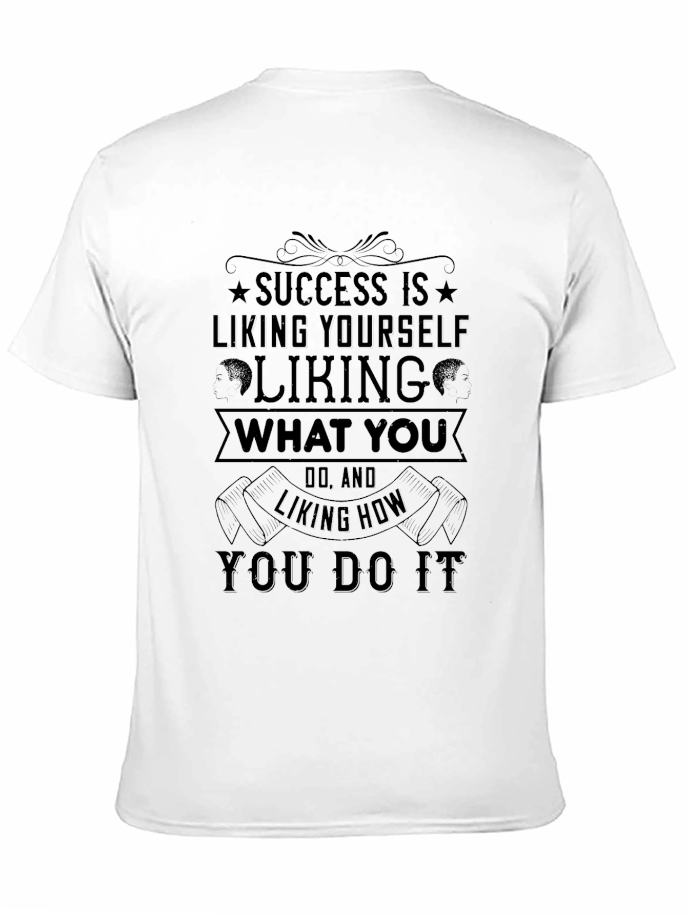 Success Quote Graphic Print Tee