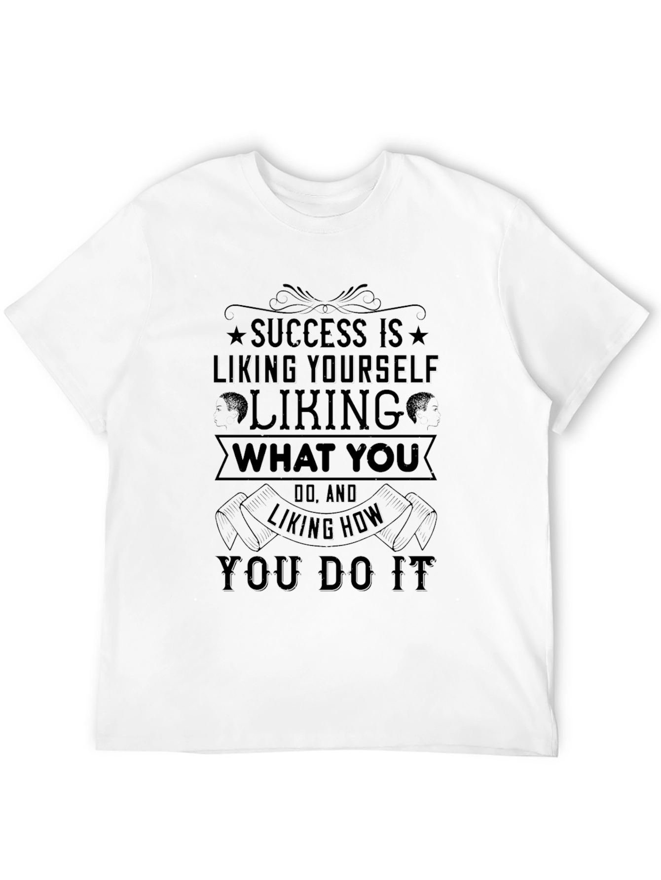 Success Quote Graphic Print Tee