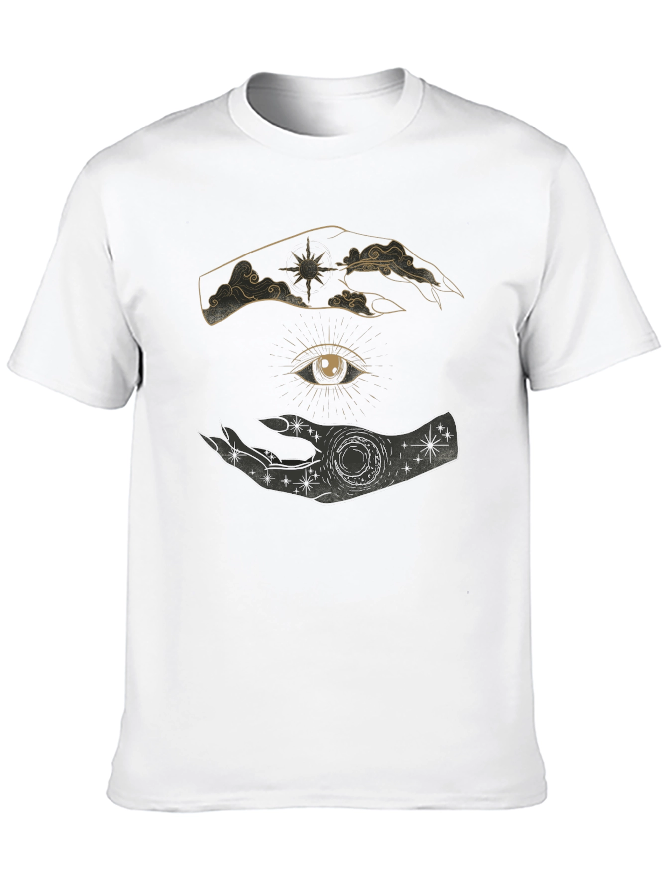 Mystic Eye Graphic Tee - Unisex Black T-Shirt