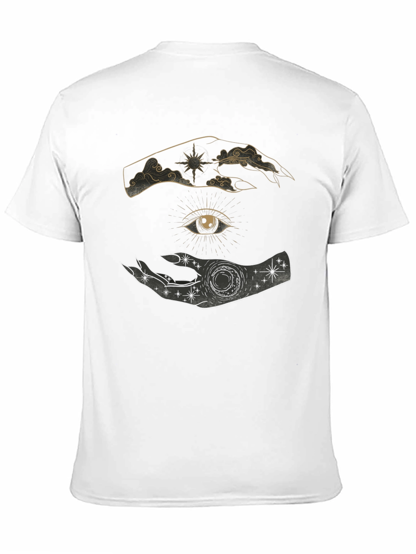 Mystic Eye Graphic Tee - Unisex Black T-Shirt