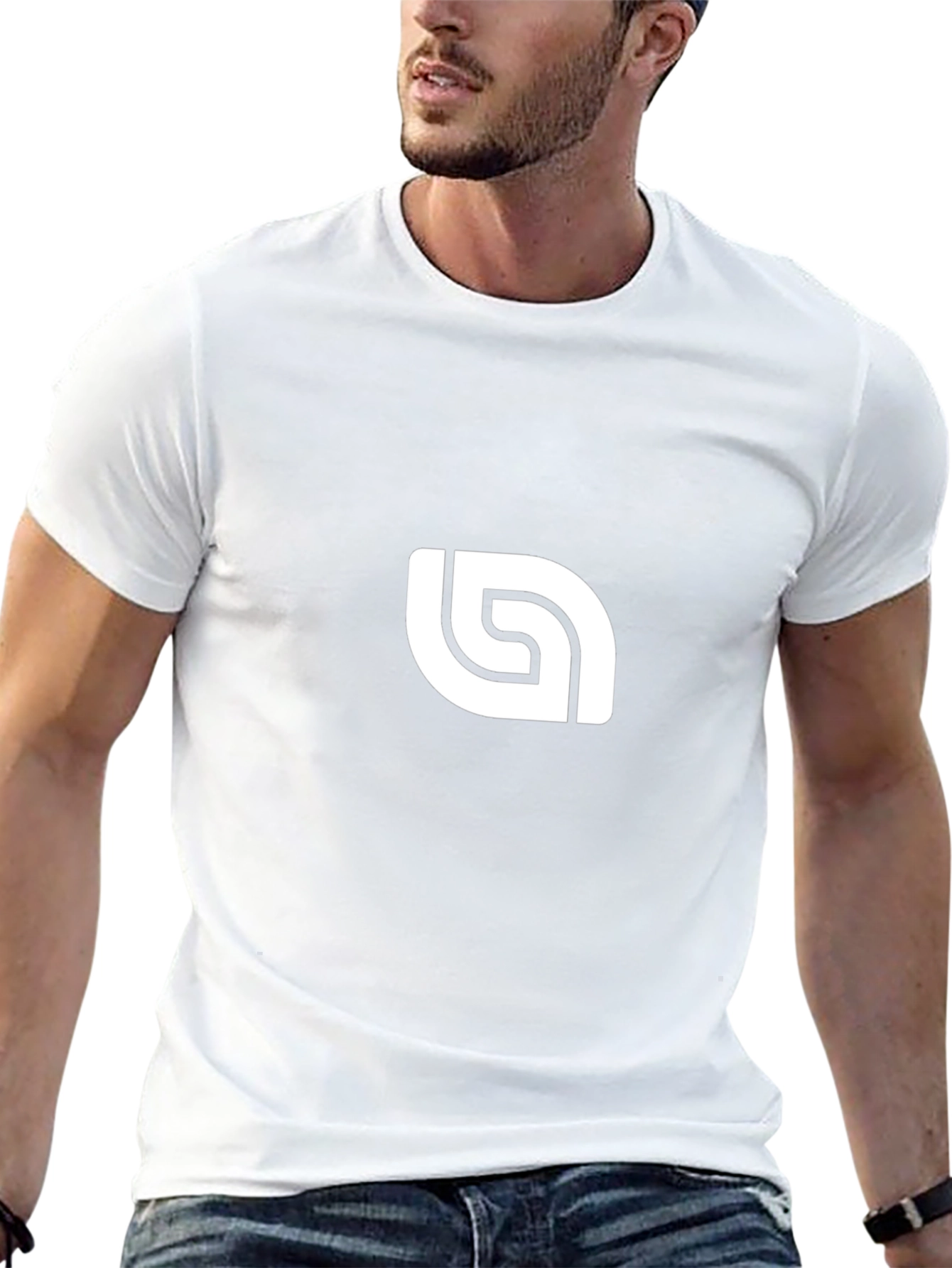 Modern Logo Black T-Shirt | Stylish Design