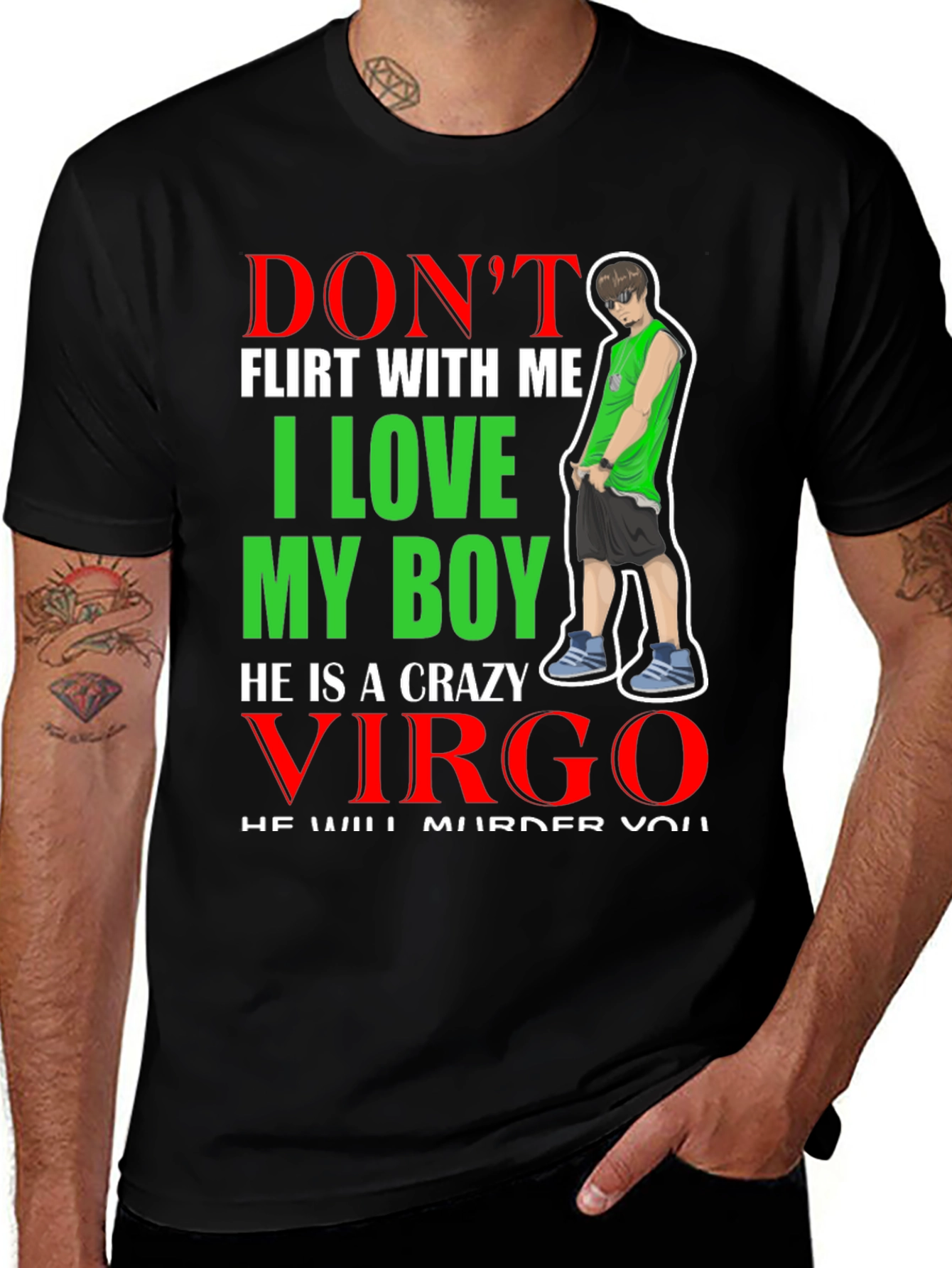 Dont Flirt With Me Virgo T-Shirt