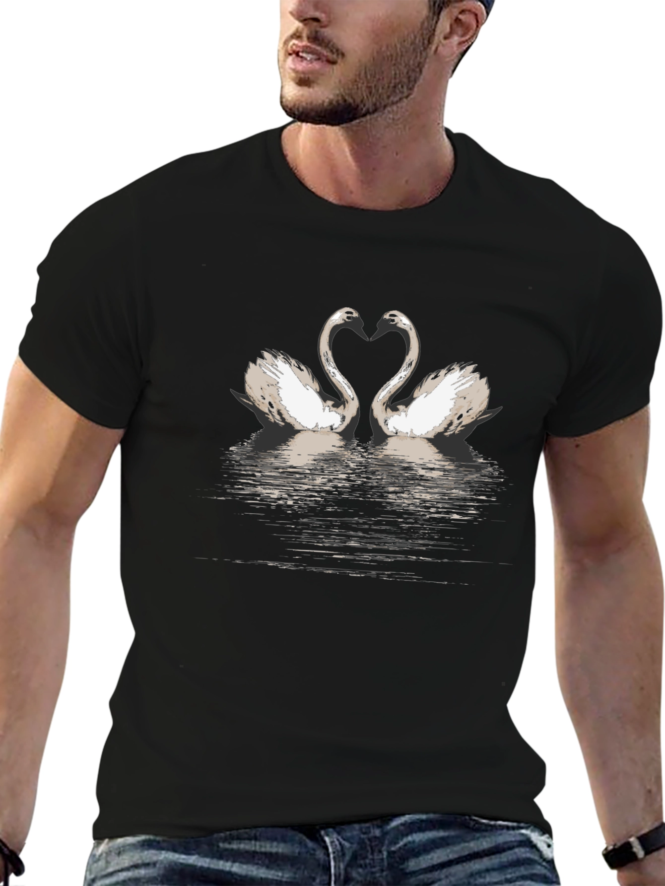 Swan Lake Black T-Shirt