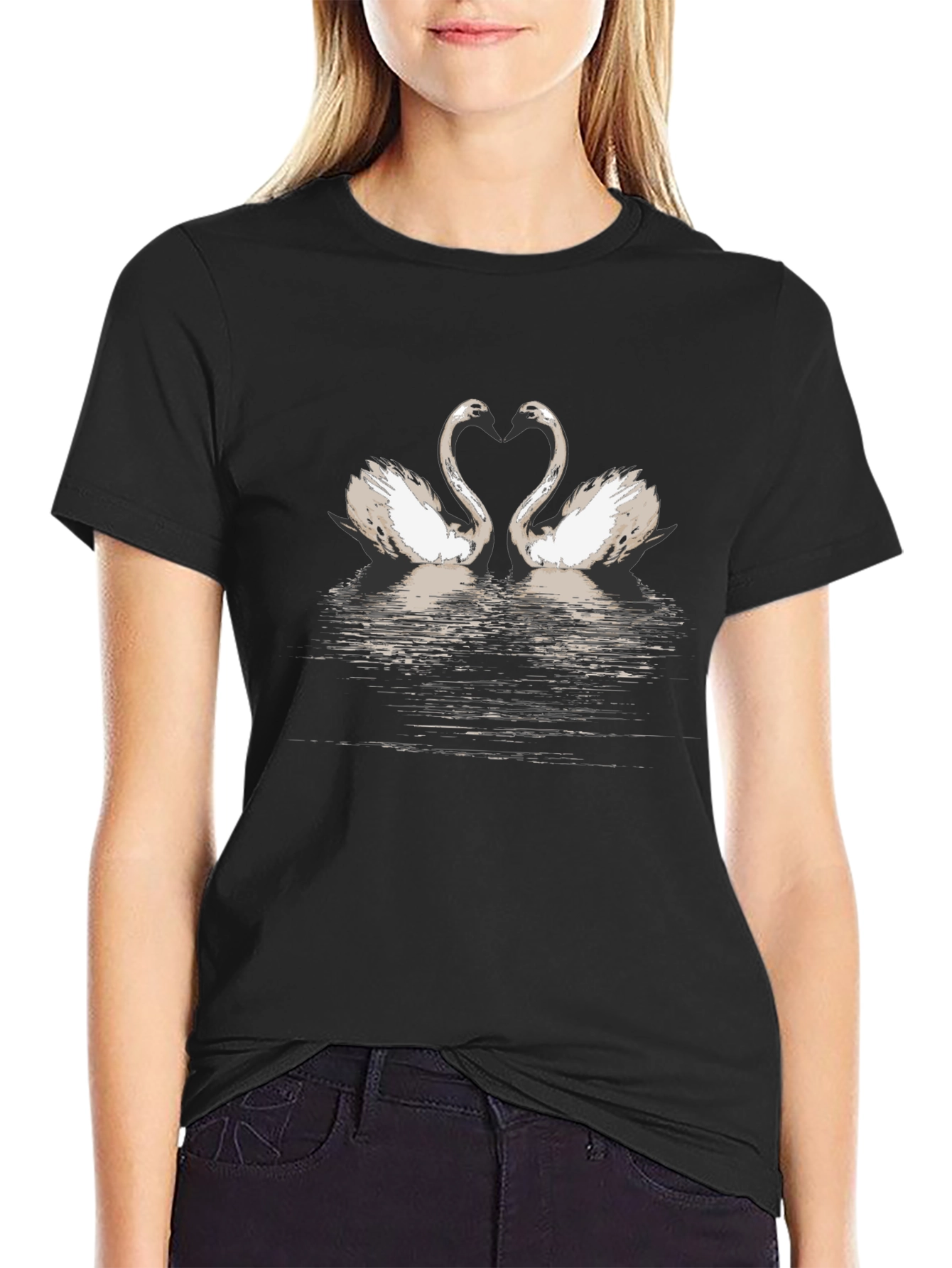 Swan Lake Black T-Shirt