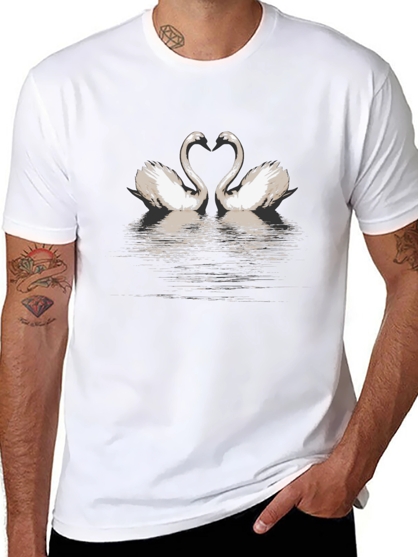 Swan Lake Black T-Shirt