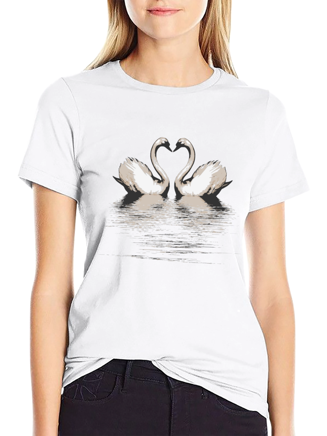 Swan Lake Black T-Shirt
