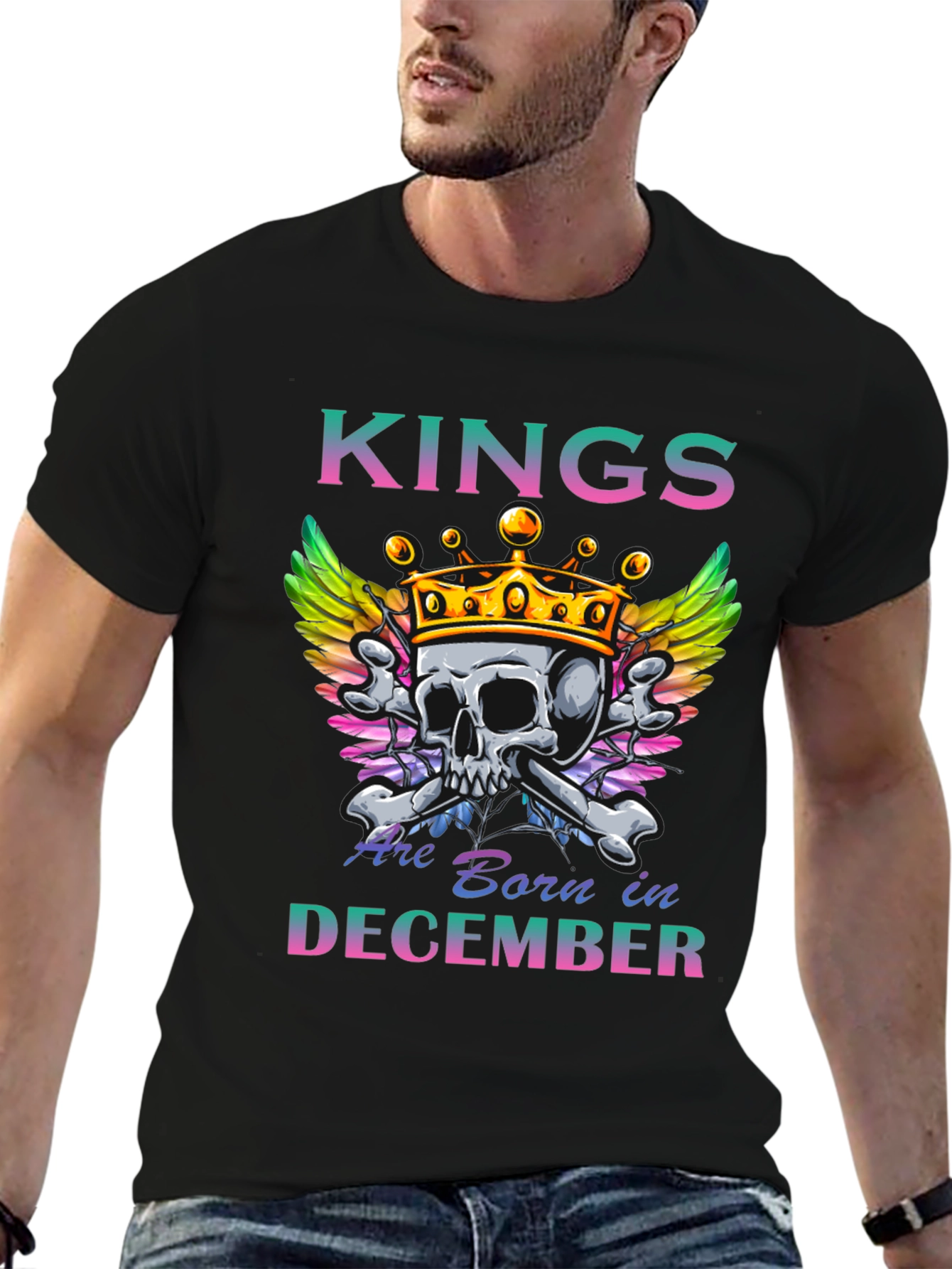 Kings Born in December Graphic T-Shirt