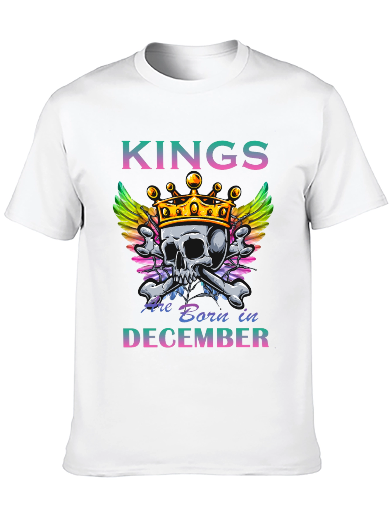 Kings Born in December Graphic T-Shirt
