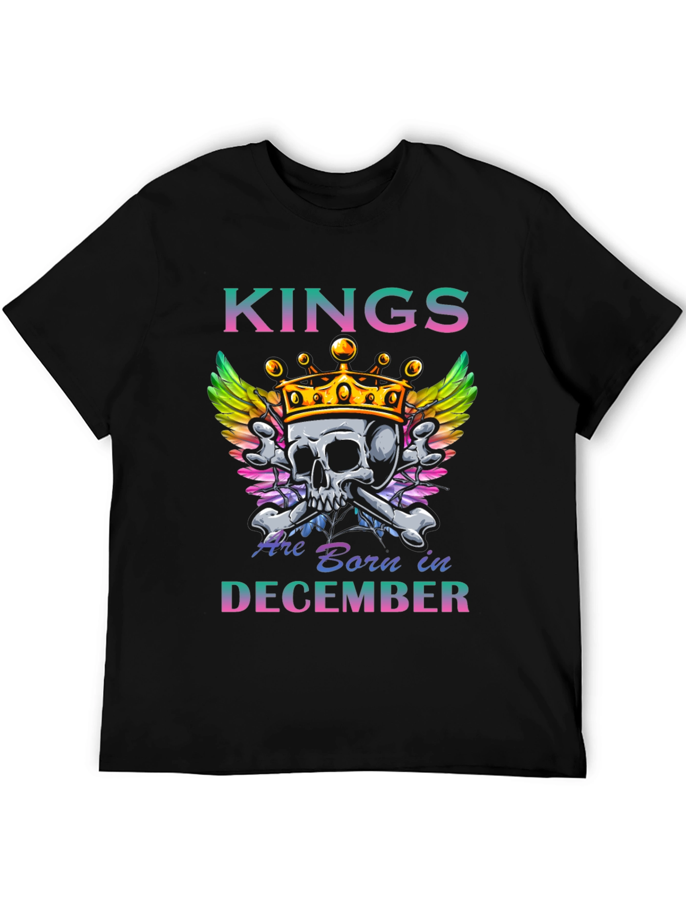 Kings Born in December Graphic T-Shirt