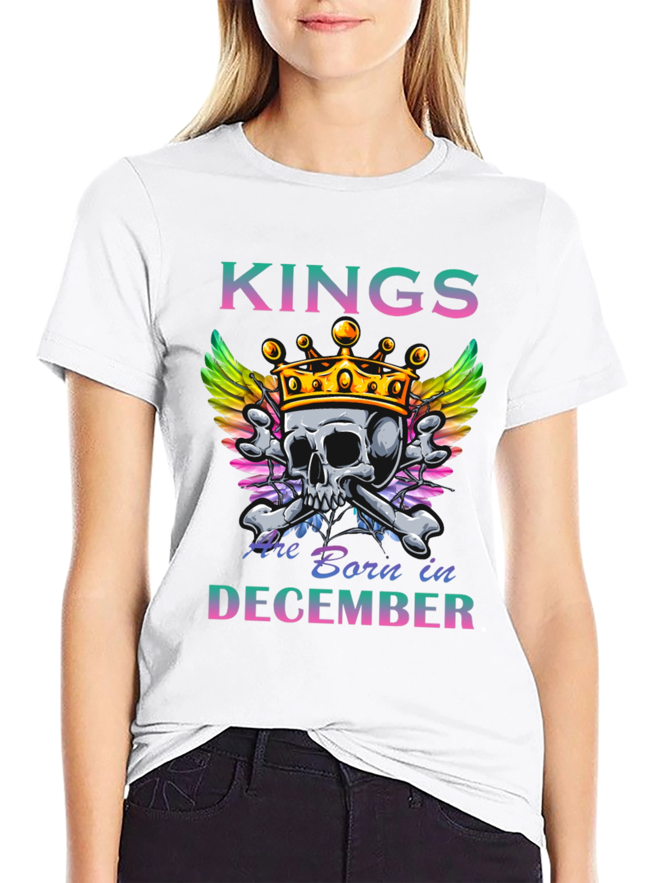 Kings Born in December Graphic T-Shirt