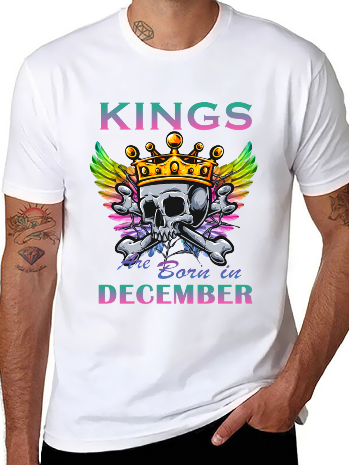 Kings Born in December Graphic T-Shirt