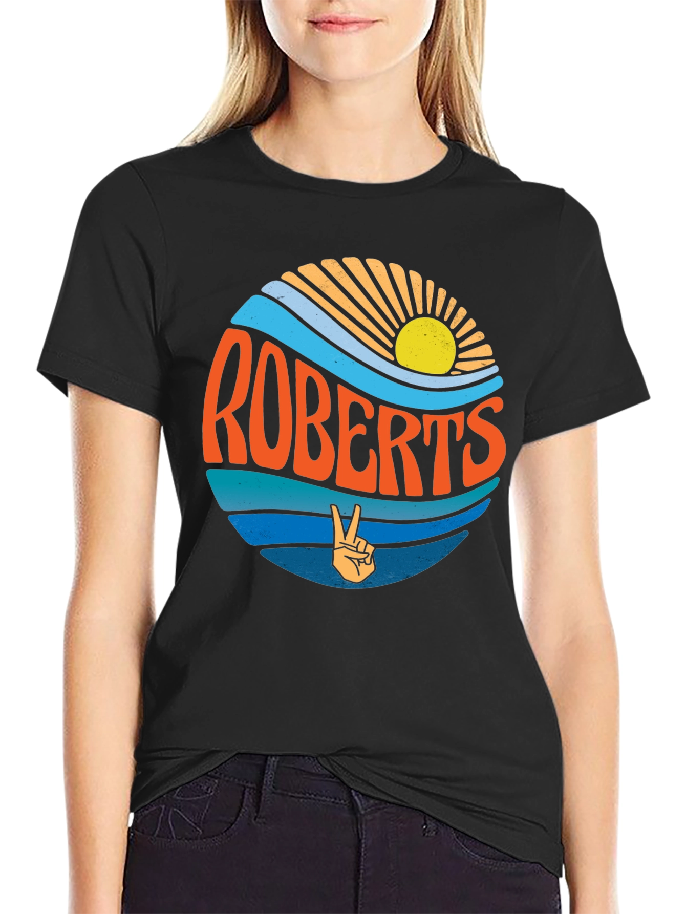 Retro Roberts T-Shirt - Peace & Sunshine
