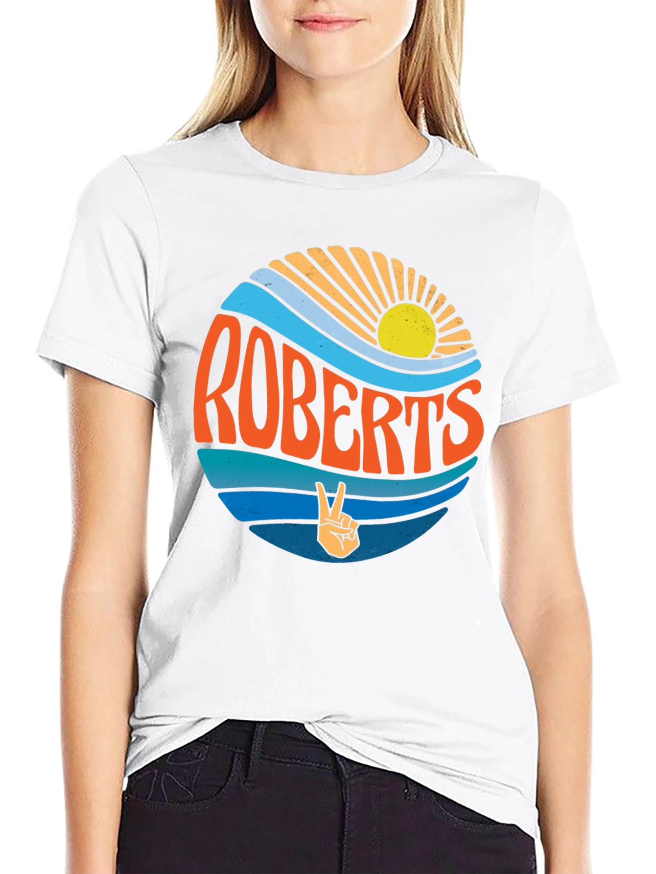 Retro Roberts T-Shirt - Peace & Sunshine