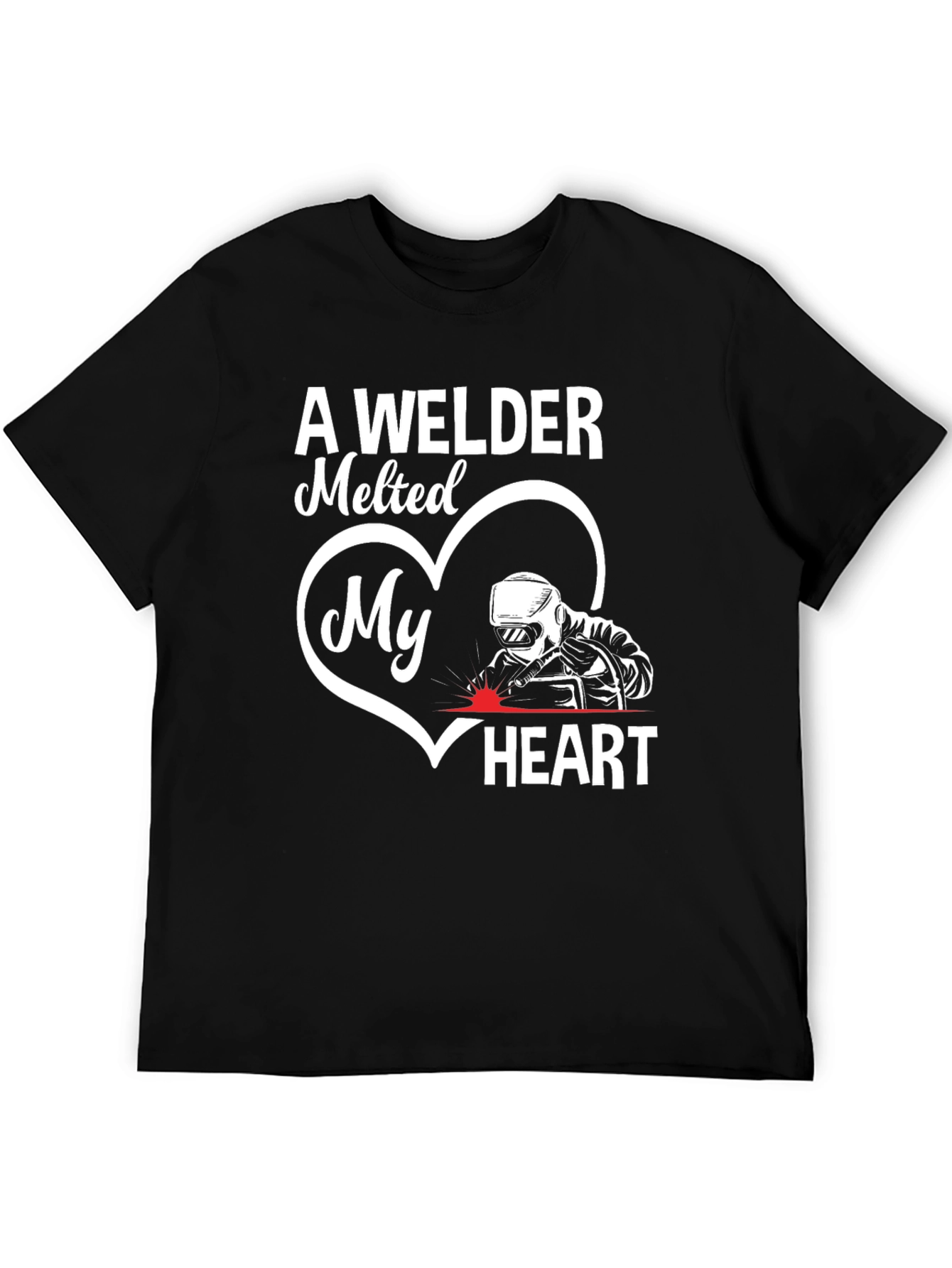 Welder Heart T-Shirt - Love Welding Apparel