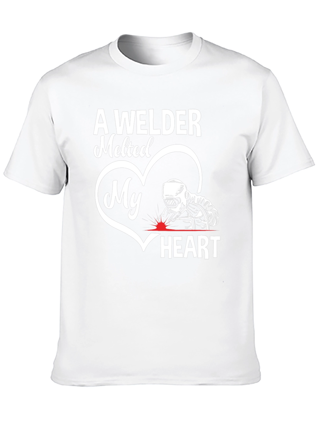 Welder Heart T-Shirt - Love Welding Apparel
