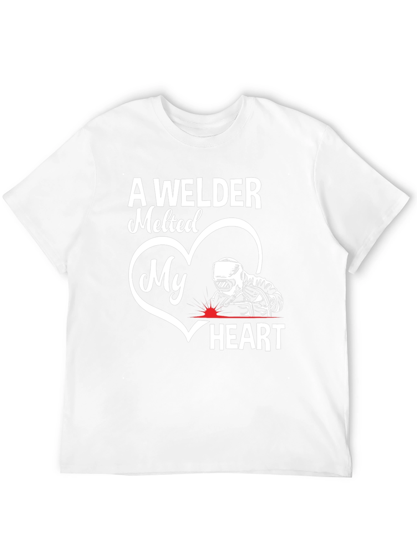Welder Heart T-Shirt - Love Welding Apparel